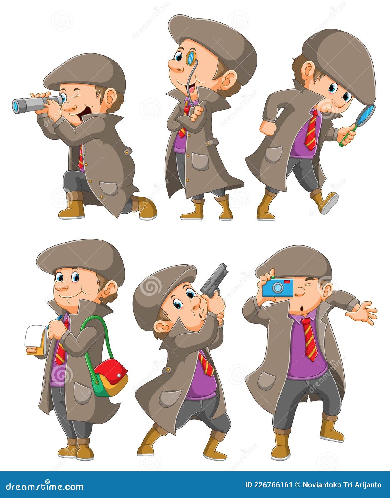 The Collection of the Professional Detective Using Different Tool and