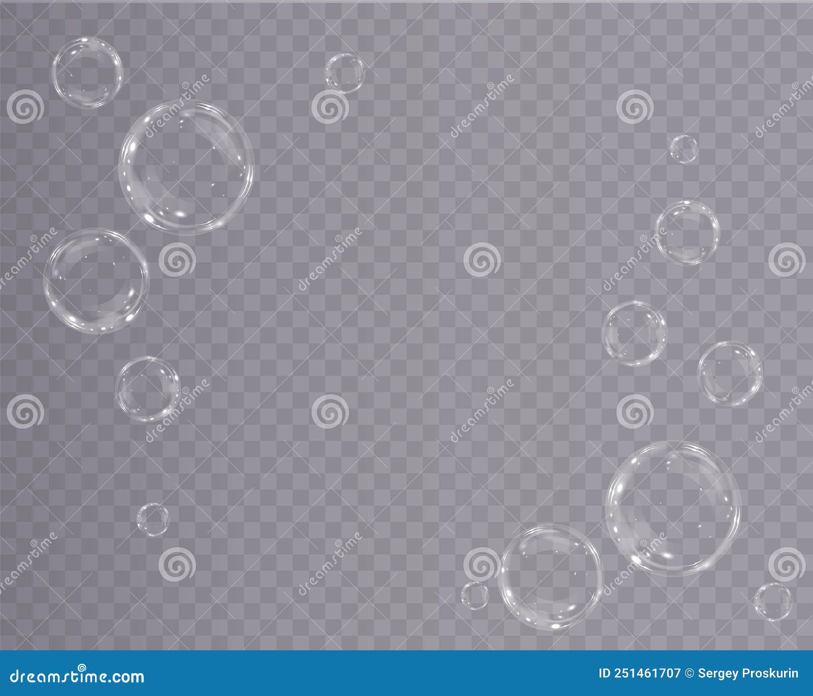 Bubble PNG. Collection of realistic soap bubbles. Bubbles are