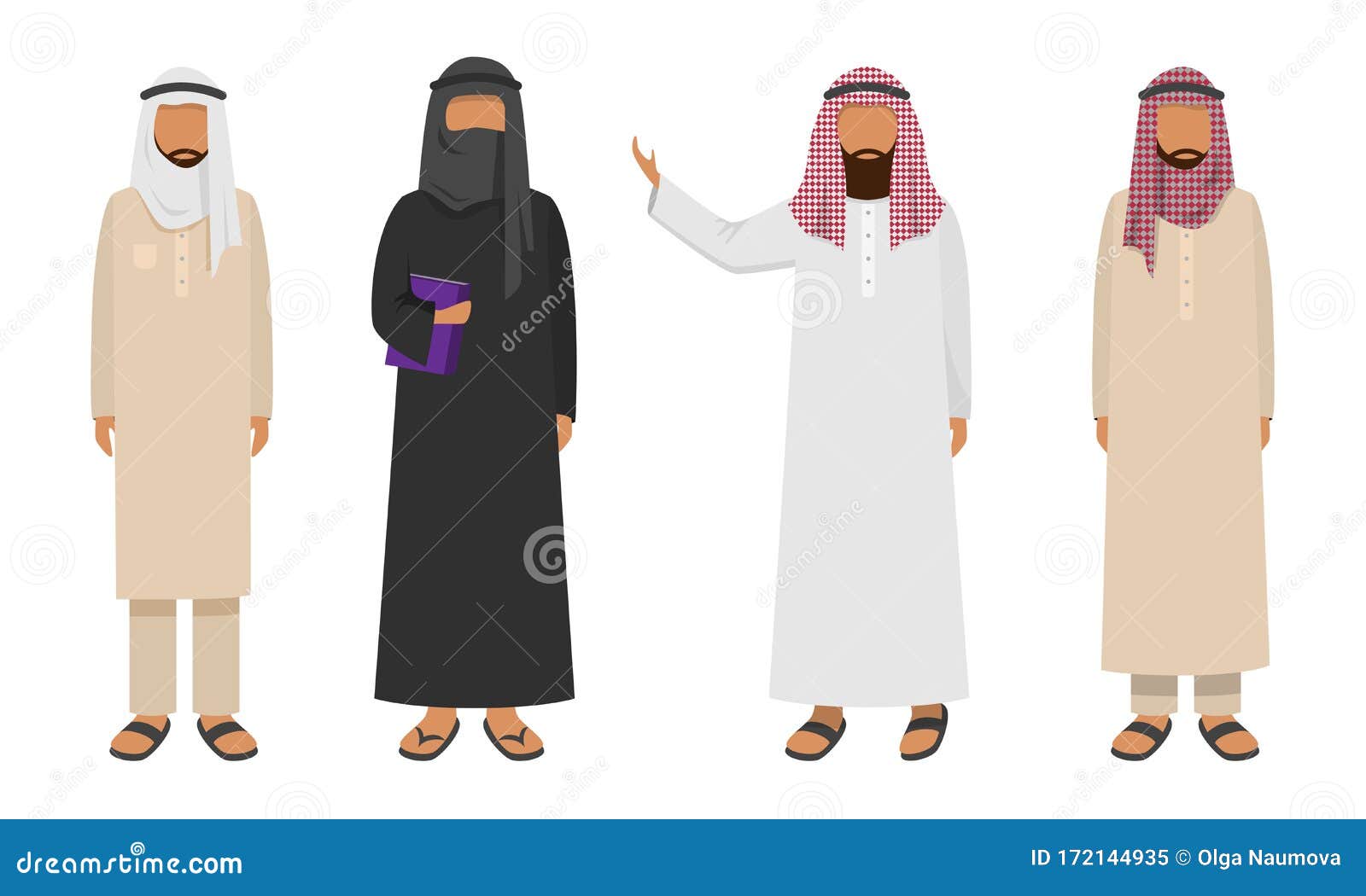 arabic people clothes