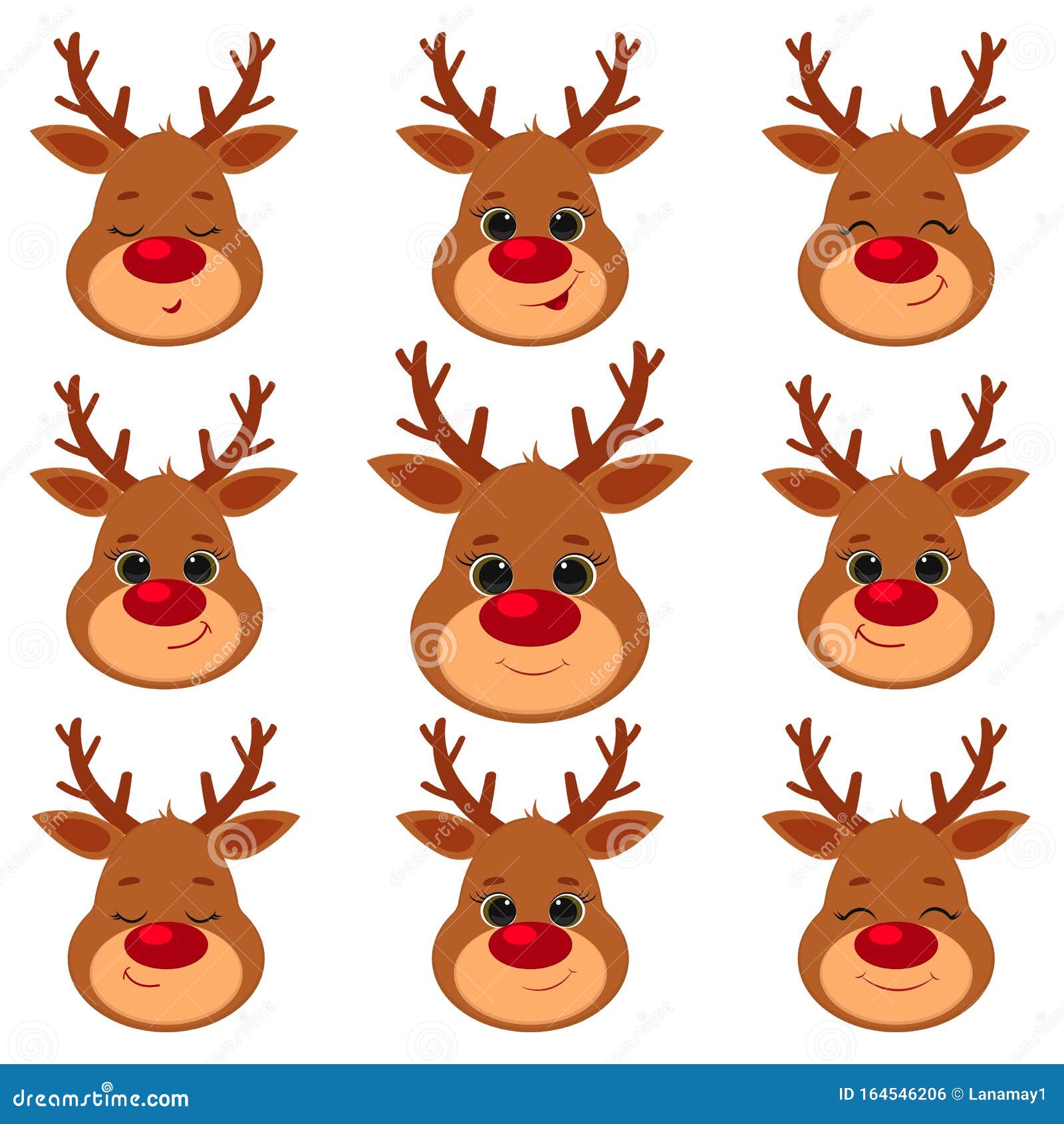 Featured image of post Easy Cartoon Reindeer Head : Download and use them in your website, document or presentation.
