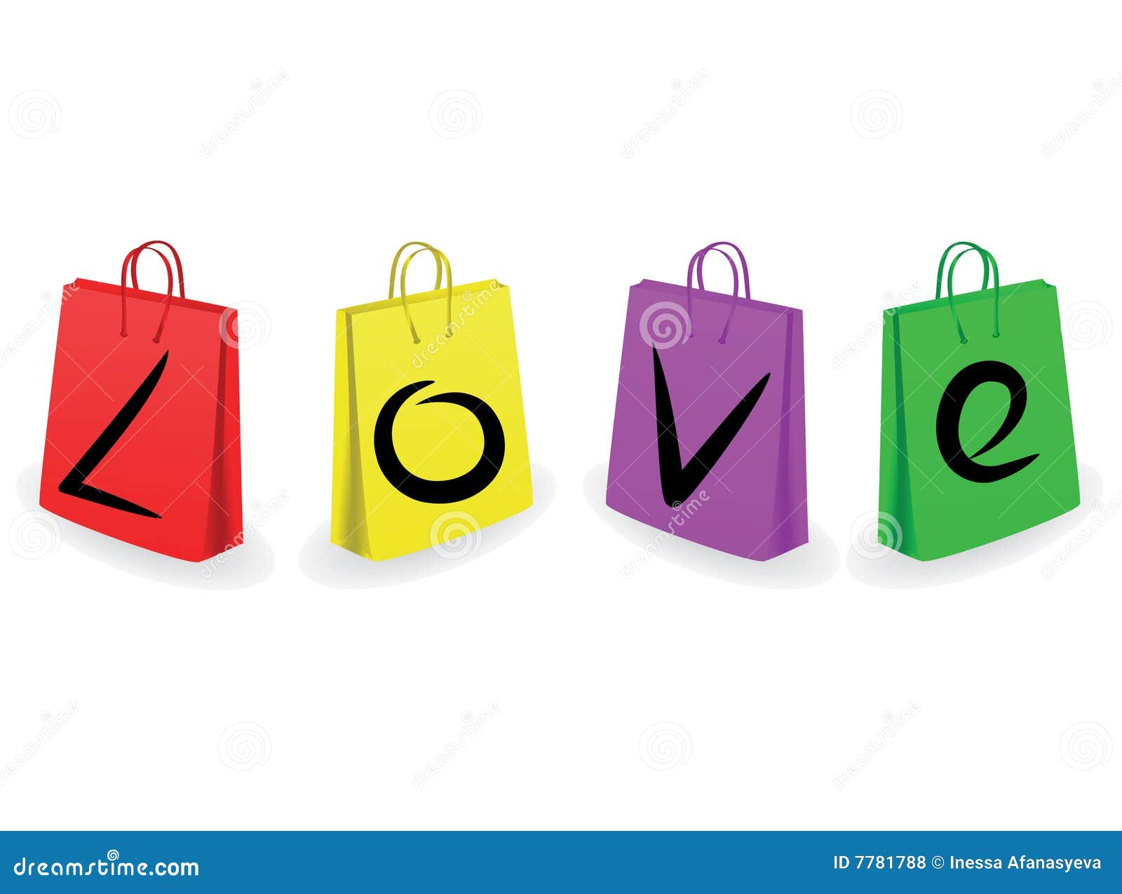 Collection Of Shopping Bags Picture. Image 7781788