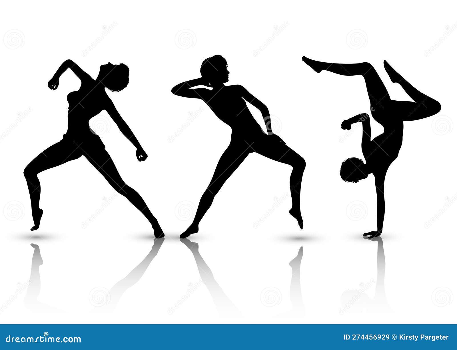Collection of different ballet poses. Black and white silhouettes isolated  on white. | Stock Photo | C… | Ballet poses, Dance photography poses, Dance  picture poses