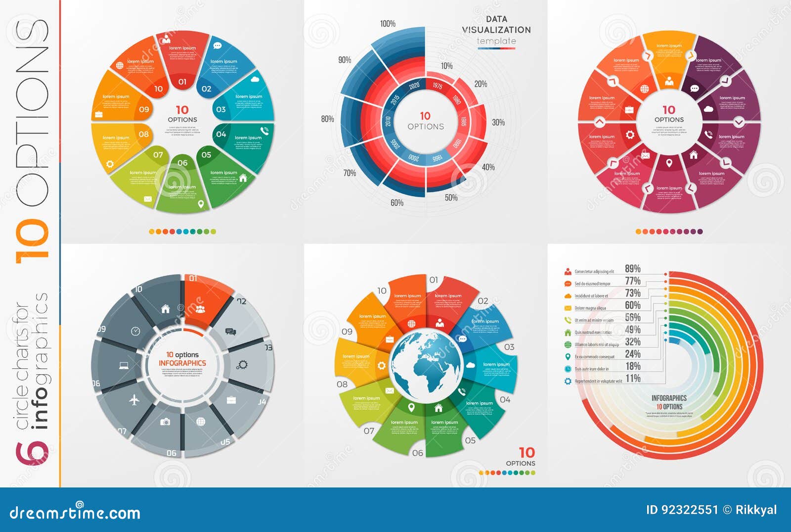Circle Chart Infographic Template With 10 Options Cartoon Vector Circle Chart Infographic Template With 10 Options Cartoon Vector