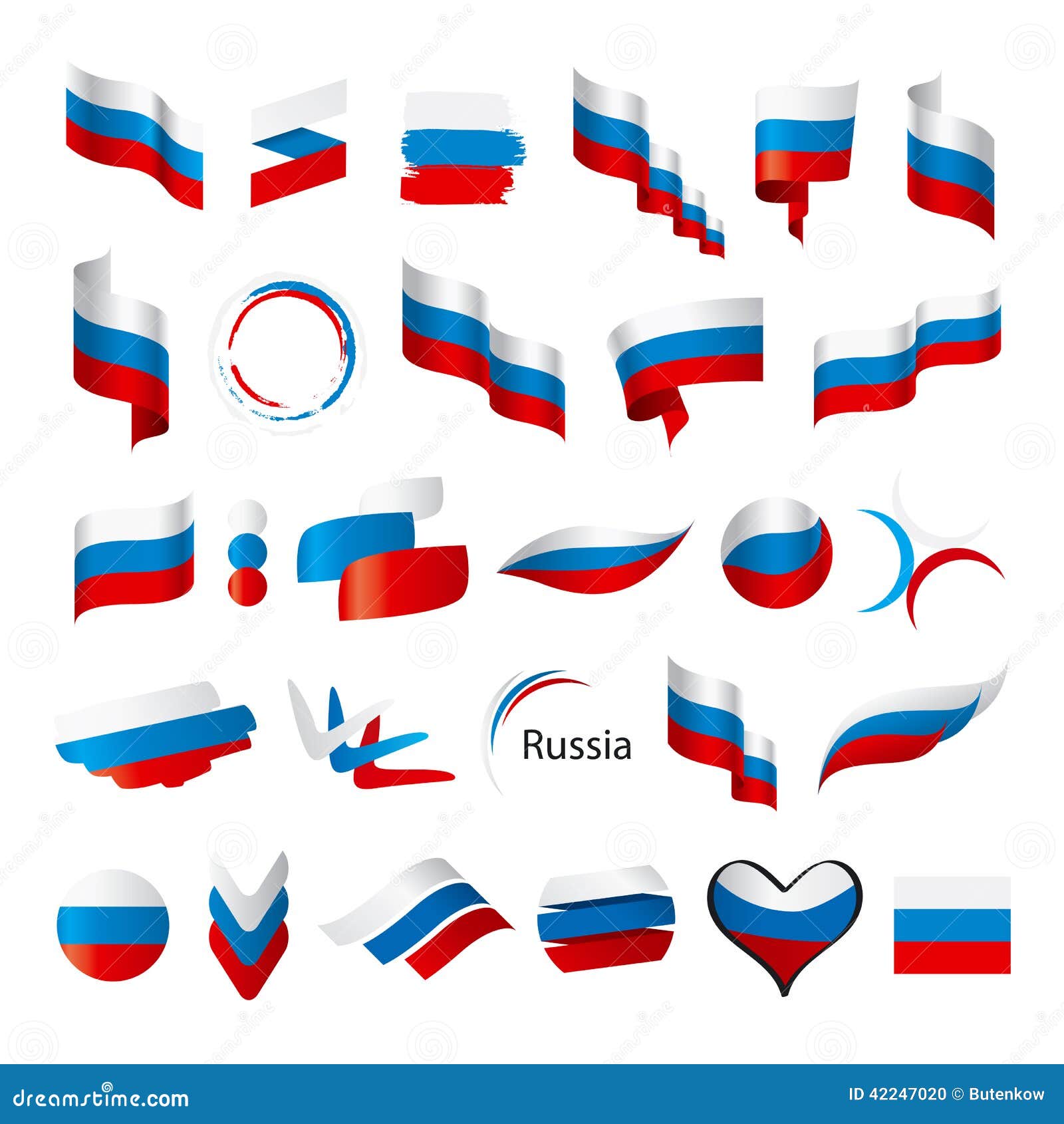 russian collection of flags russian collection of flags