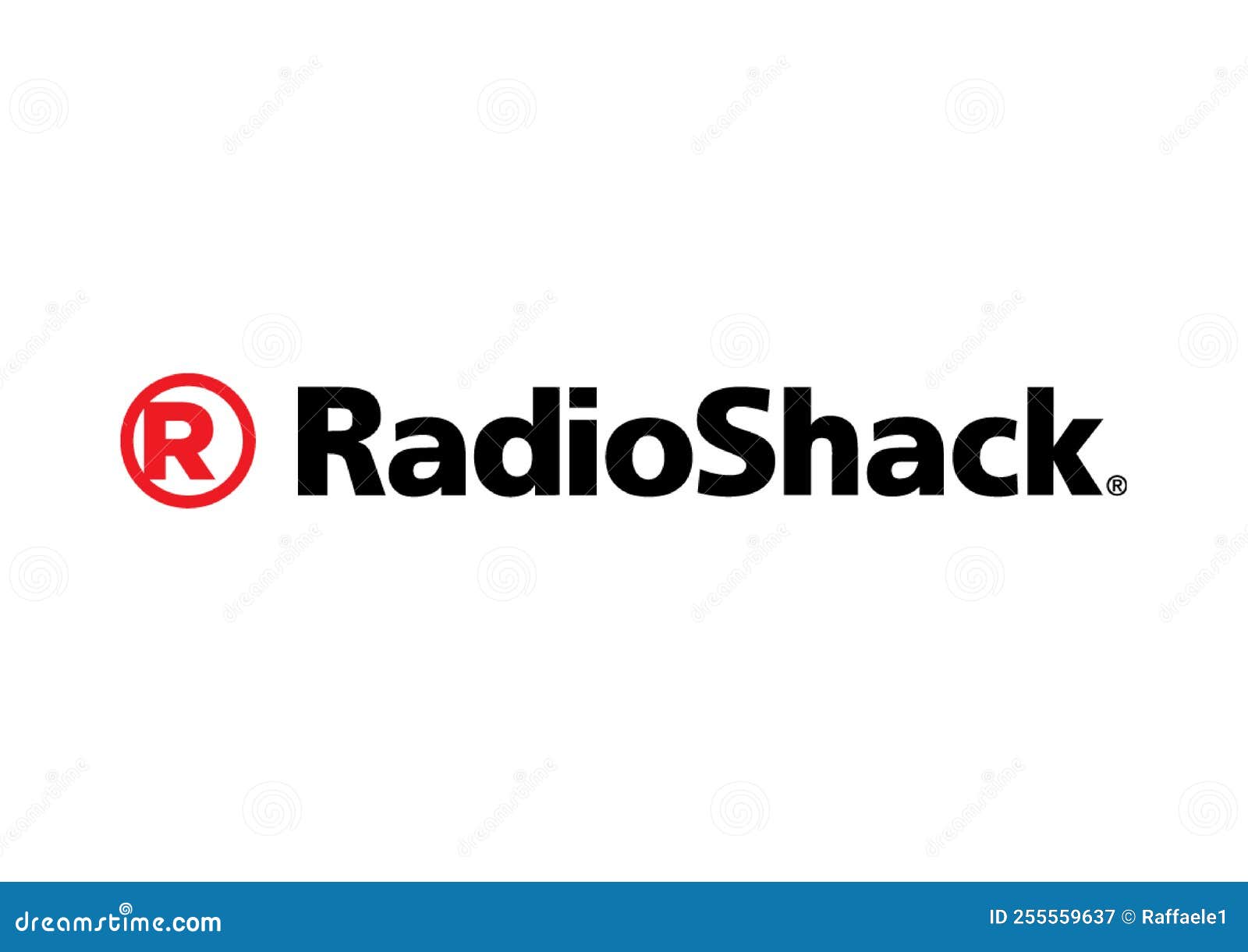 RadioShack Logo editorial photography. Illustration of illustrator