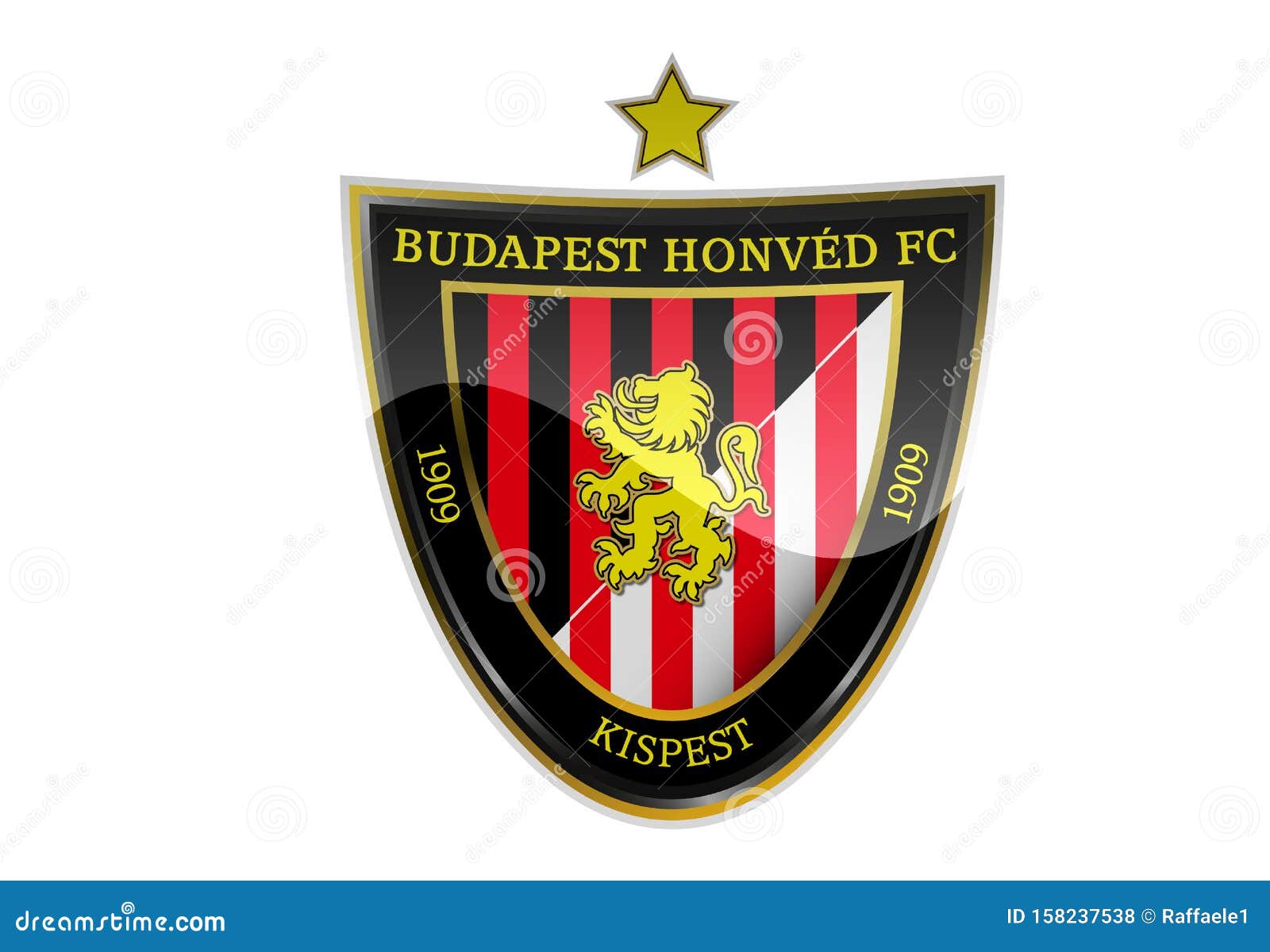 Budapest Honved Logo editorial stock photo. Illustration of world
