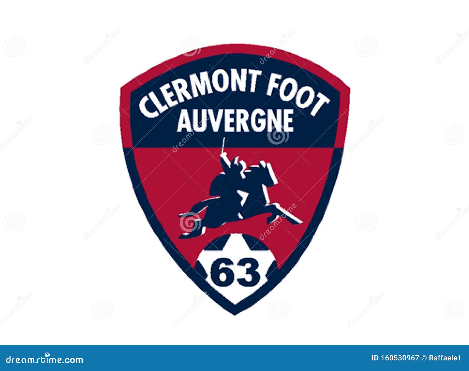 Clermont Foot FC France Football Soccer Car Bumper Window Sticker Decal 4"X5" 