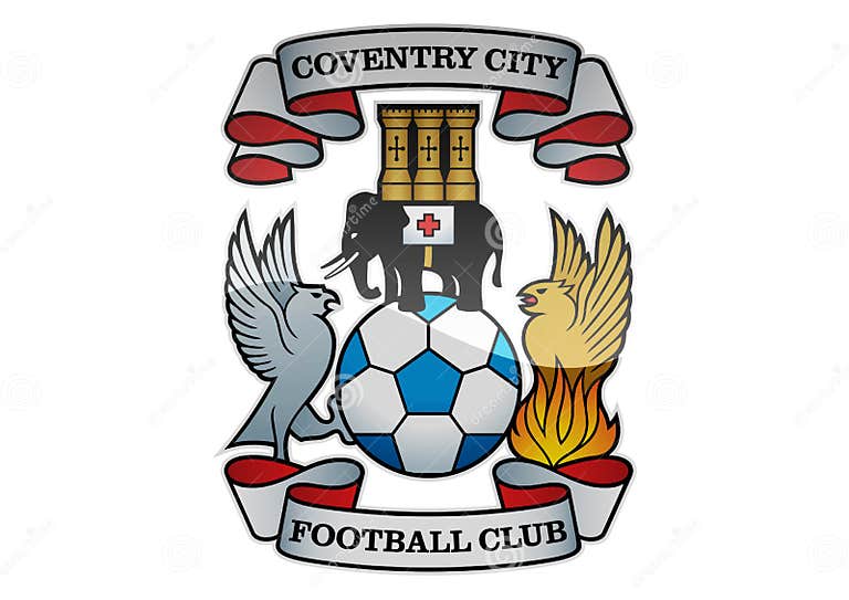 Coventry City FC Logo editorial stock photo. Illustration of brands