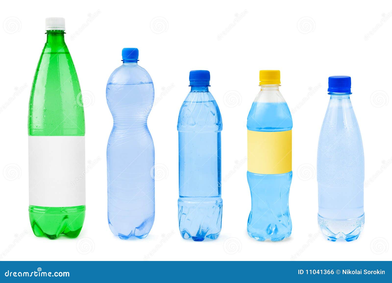 Collection Of Water Bottles Stock Photo Image of full, empty 11041366