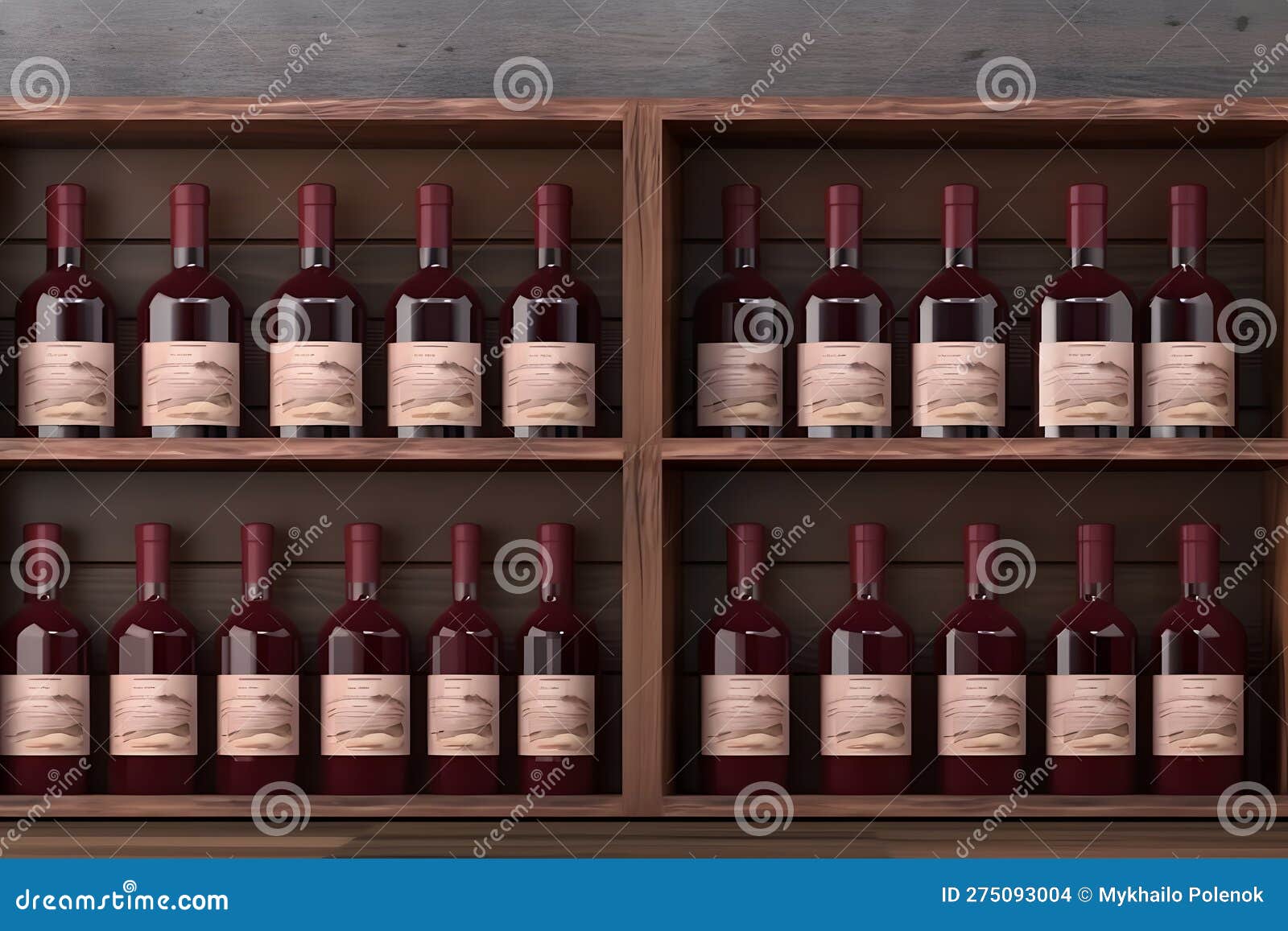 Collection of Wines in the Store of Elite Alcohol. Neural Network AI  Generated Stock Illustration - Illustration of shop, wine: 275093004