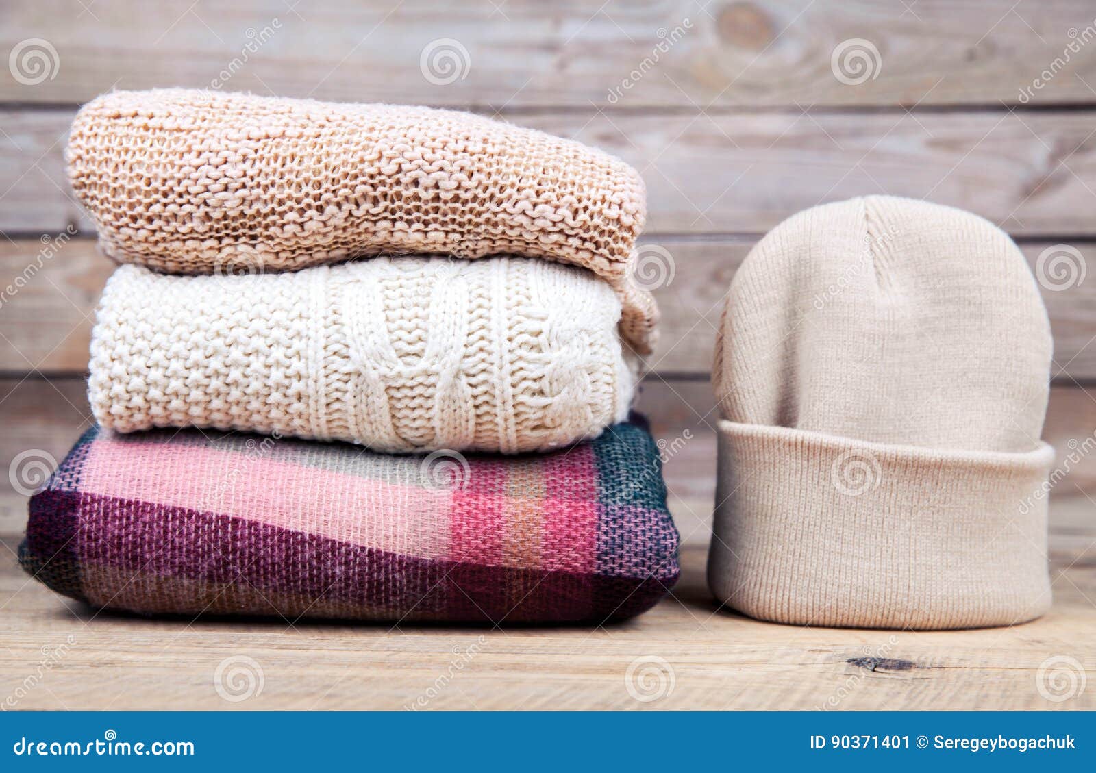Collection of Winter Clothes Stock Image Image of garment, collection