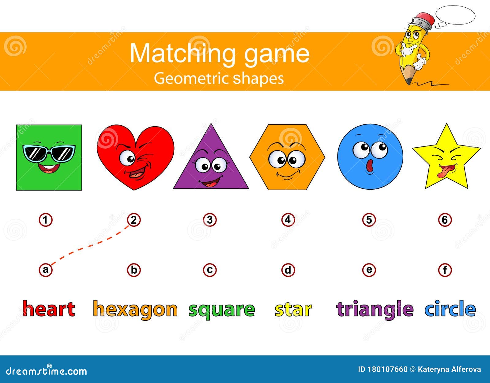 Collegare Le Figure Geometriche E I Loro Titoli Informazioni Sulle Forme Geometriche Gioco Educativo Per I Bambini Gioco Di Corri Illustrazione Vettoriale Illustrazione Di Stella Colleghi