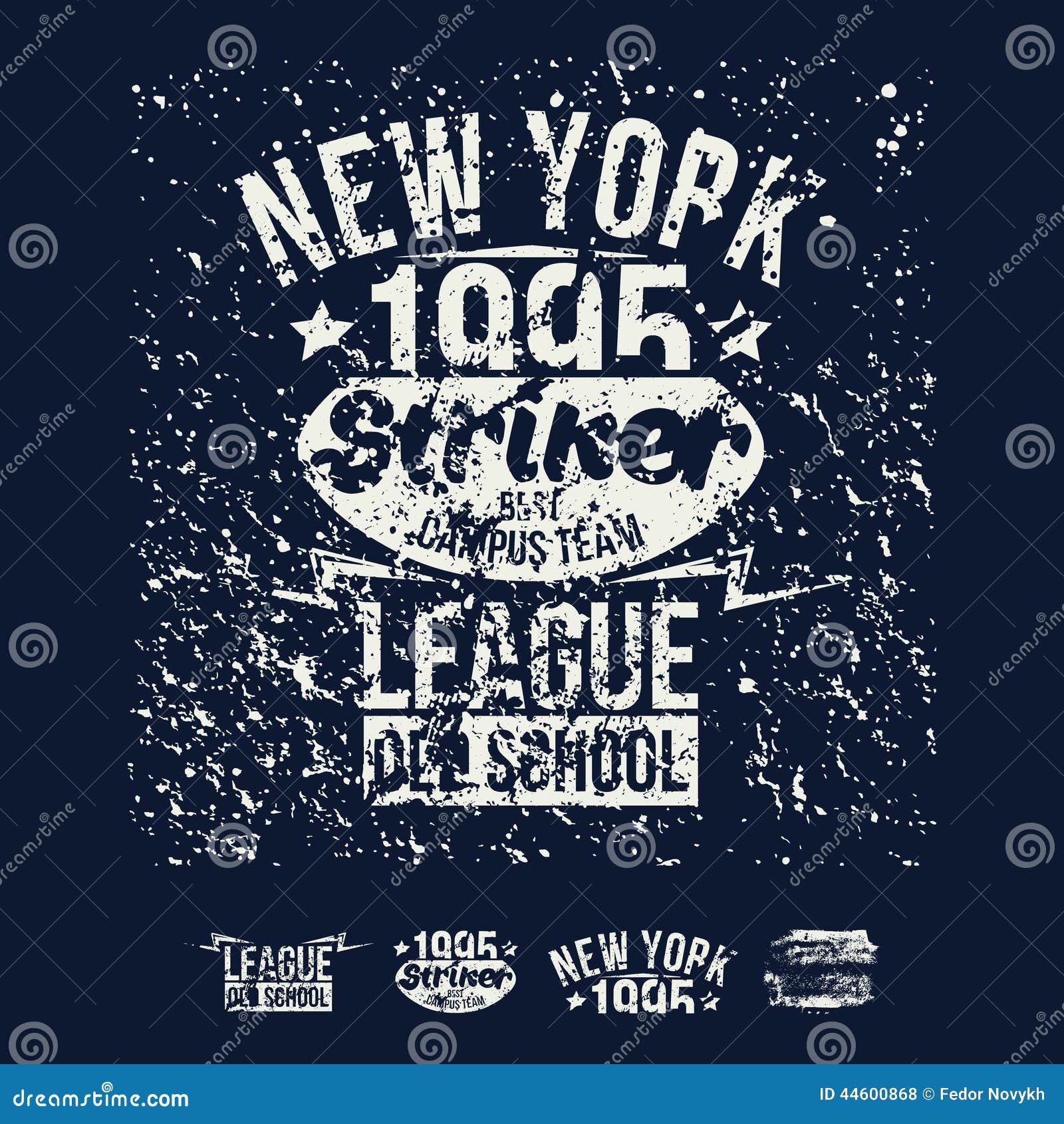 College New York Team Rugby Retro Emblem And Design Elements Stock ...