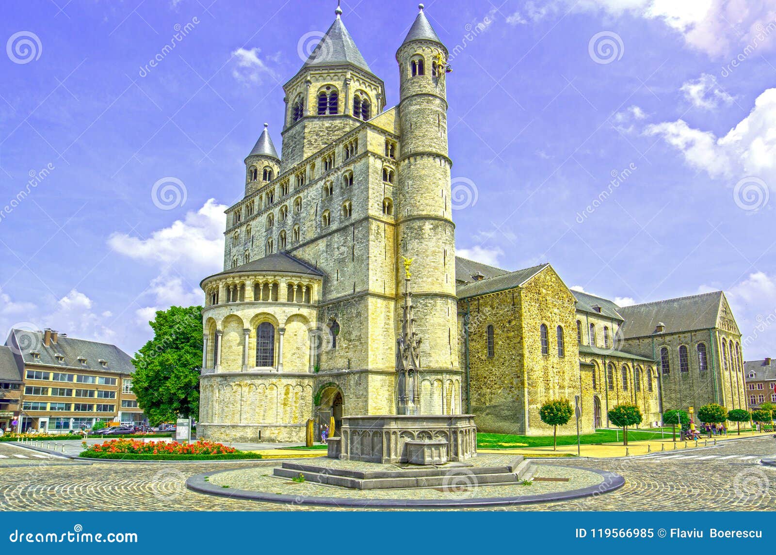 collegiate church of saint gertrude, nivelles, belgium