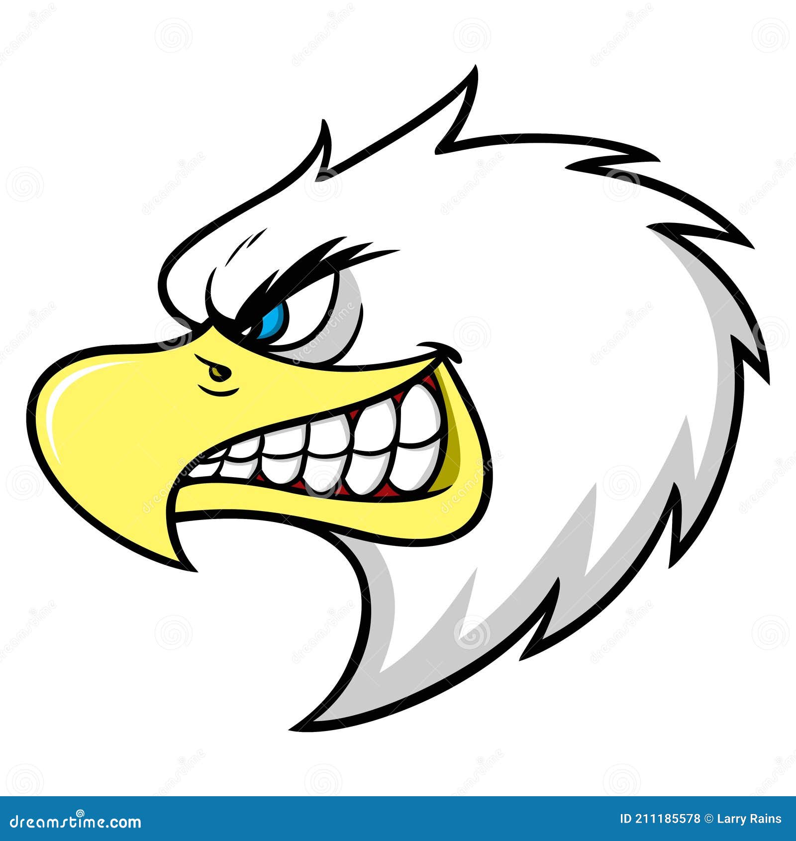 Colmillo de águila ilustración del vector. Ilustración de fauna - 211185578