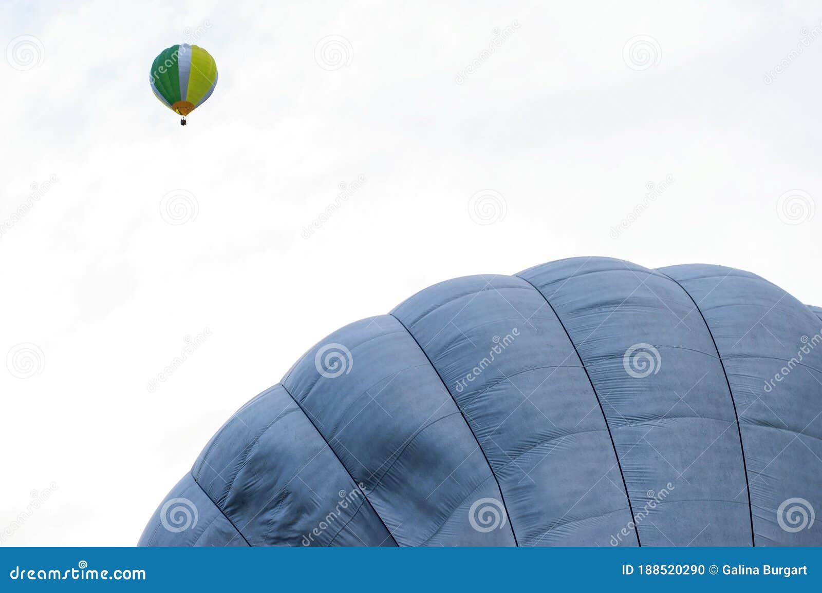 coloful ballooons in the air on the european balloon festival, igualada, spain