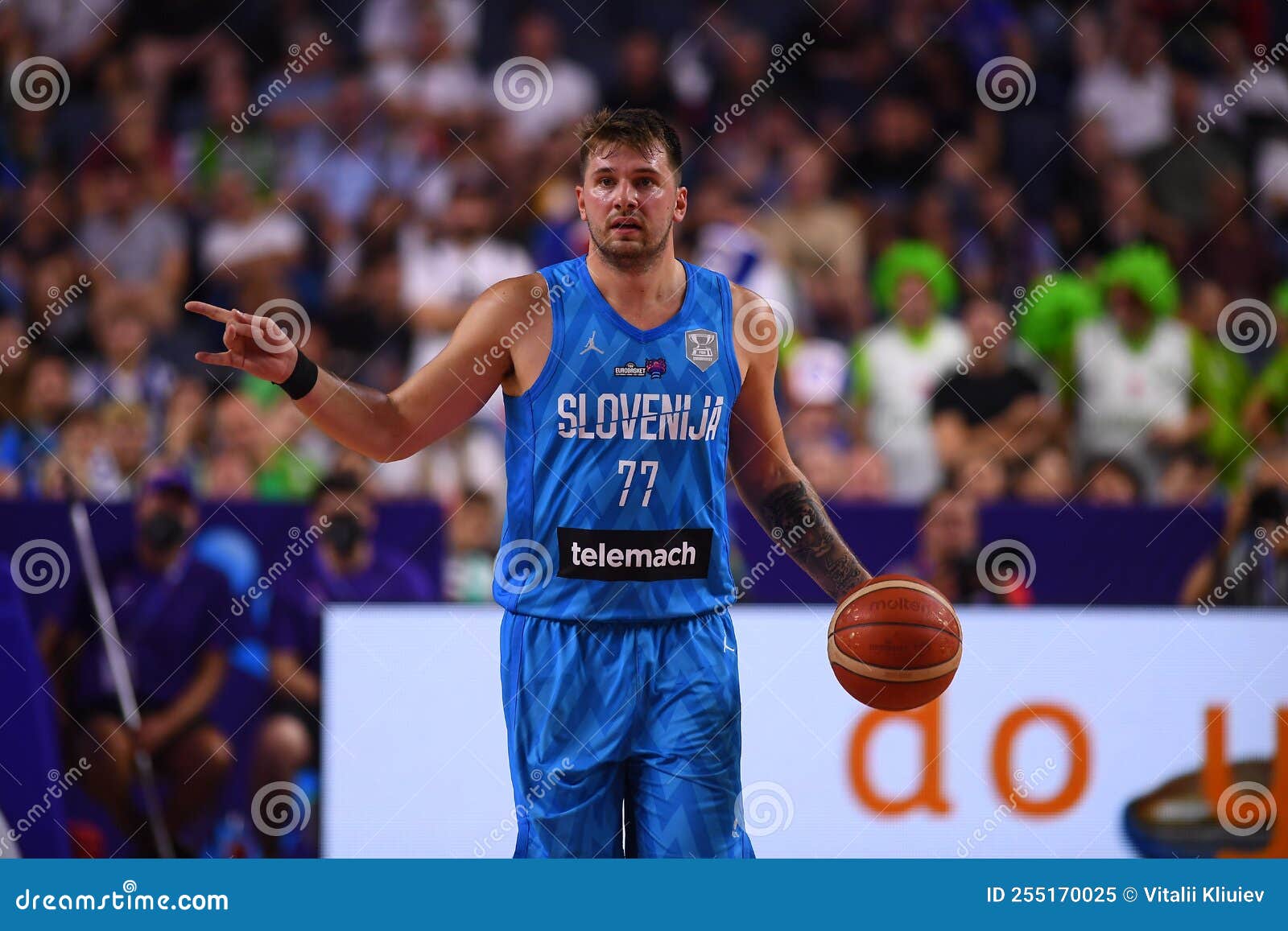 The Basketball Match of Eurobasket 2022 Hungary - Slovenia Editorial Image  - Image of african, luka: 255170025