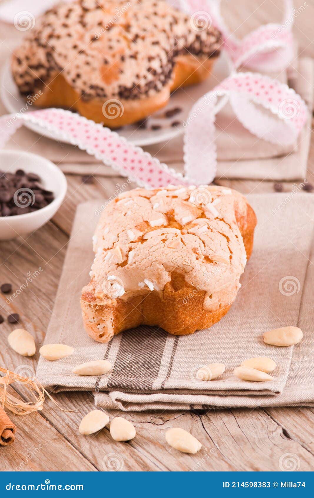 colomba italian easter dove bread.