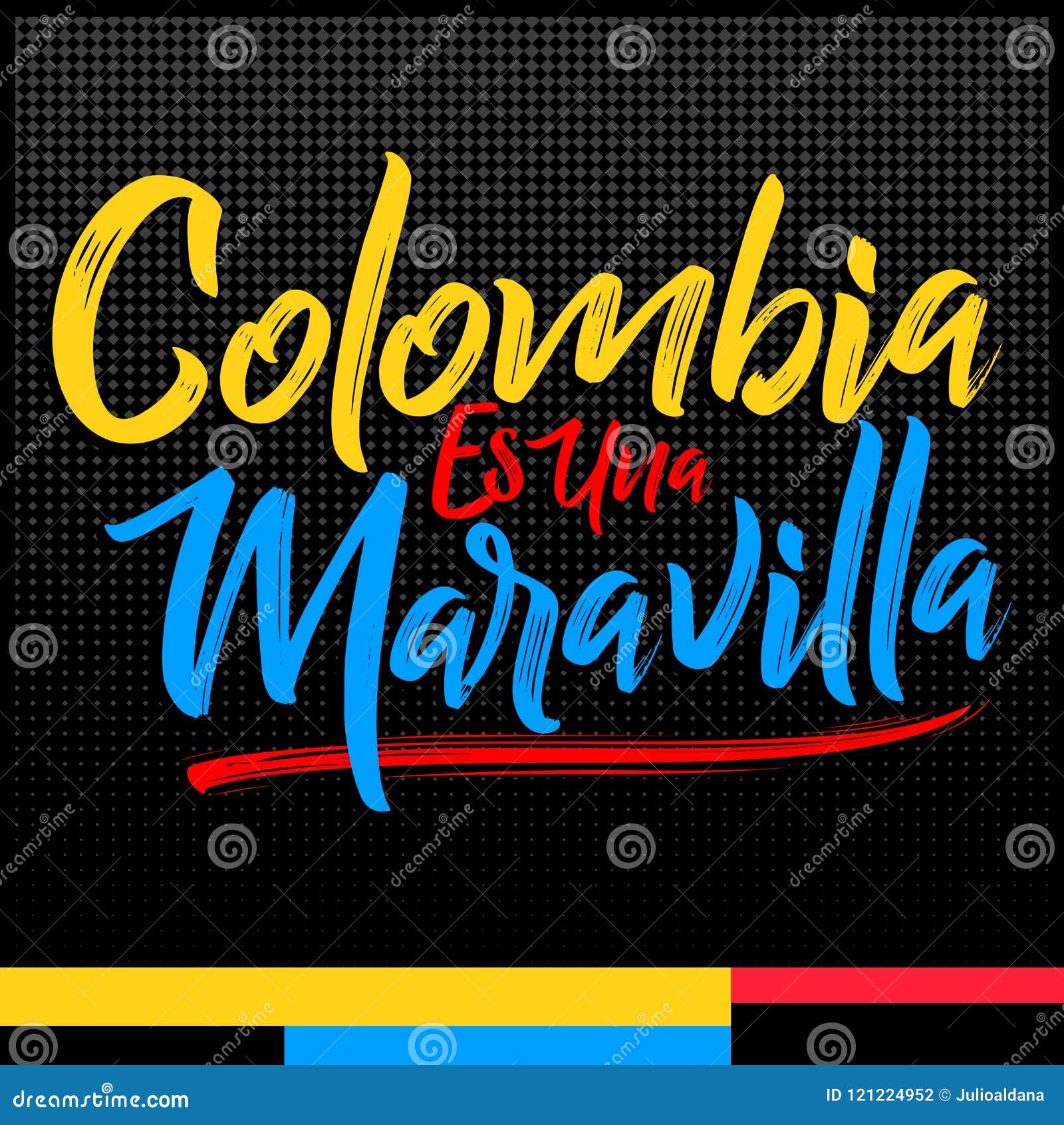 colombia es una maravilla, colombia is a wonder spanish text