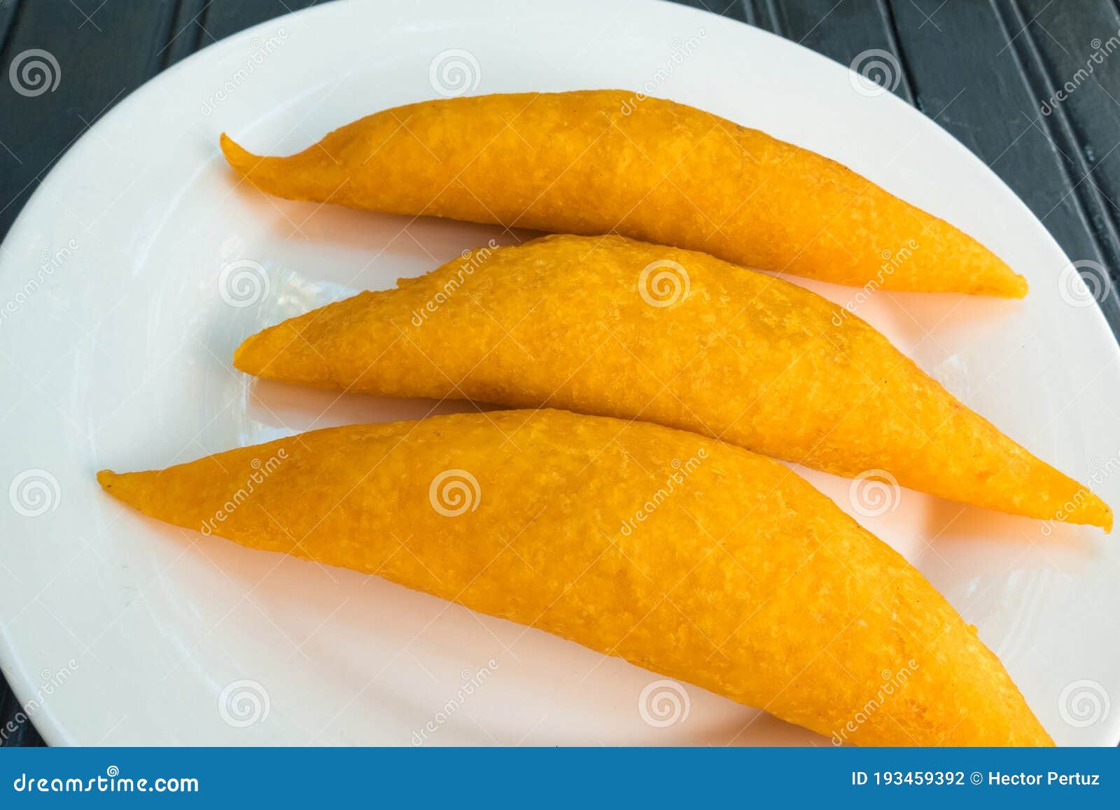 Colombian Empanadas on the Wooden Table Stock Photo Image of cooked