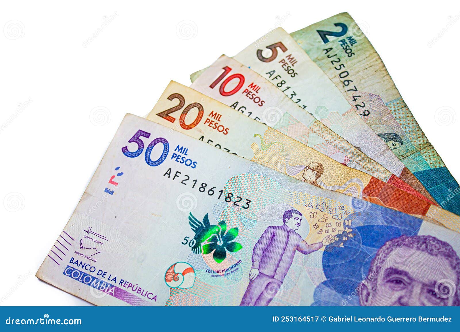 colombian peso bills
