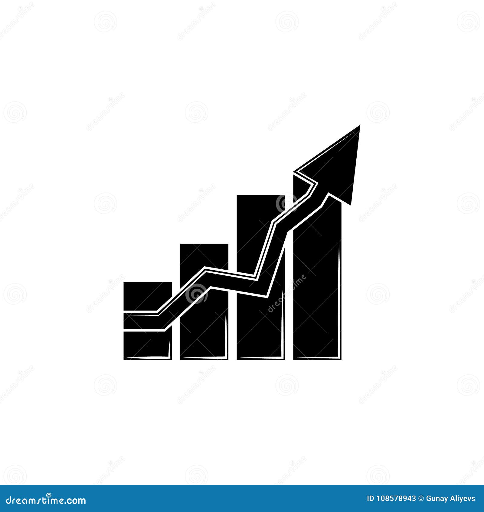 colomn graph with up diagramma icon. trend diagram  icon. business analytics concept  icon. signs and s icon fo