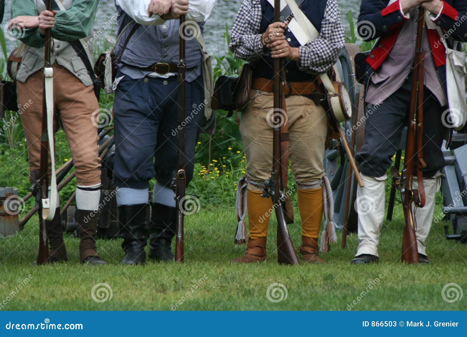 colonial militiamen