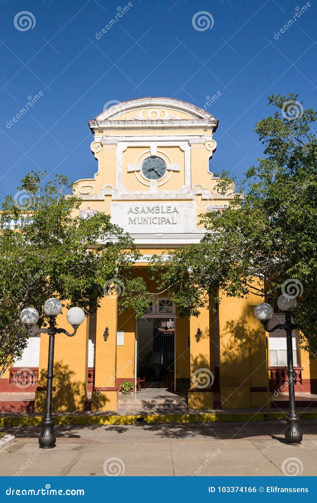 colonial town hall, trinidad, cuba