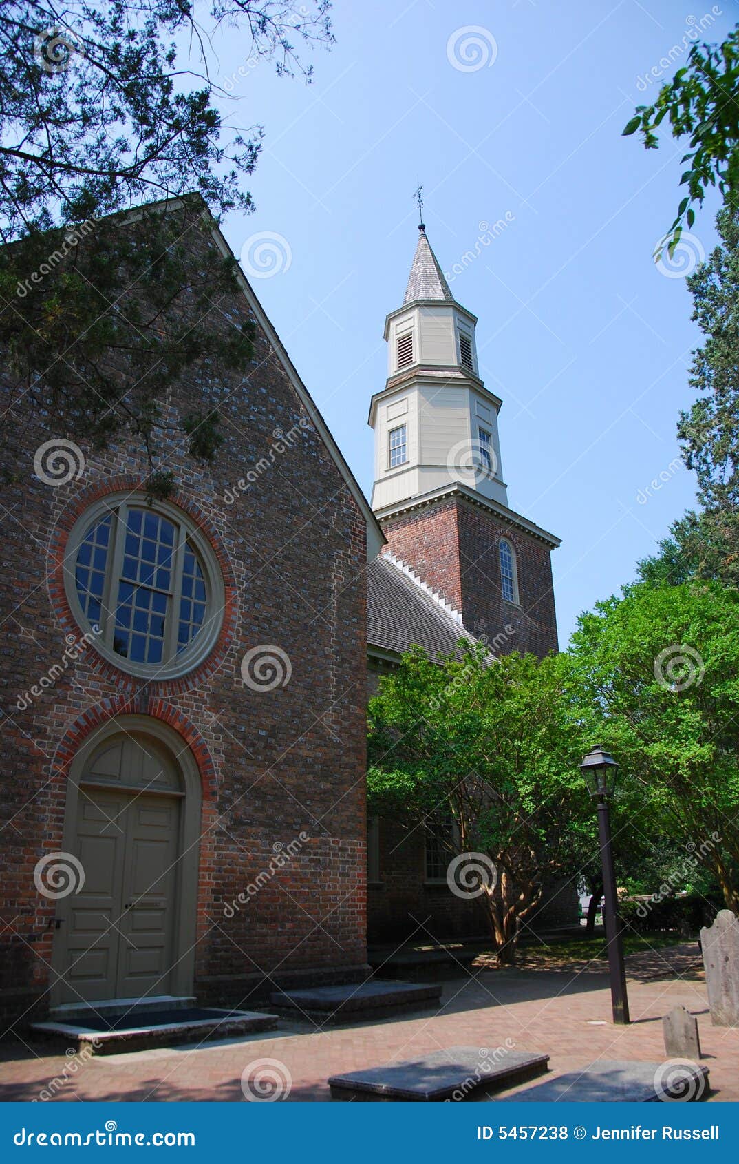 Colonial Williamsburg Church Editorial Stock Photo Image of historic