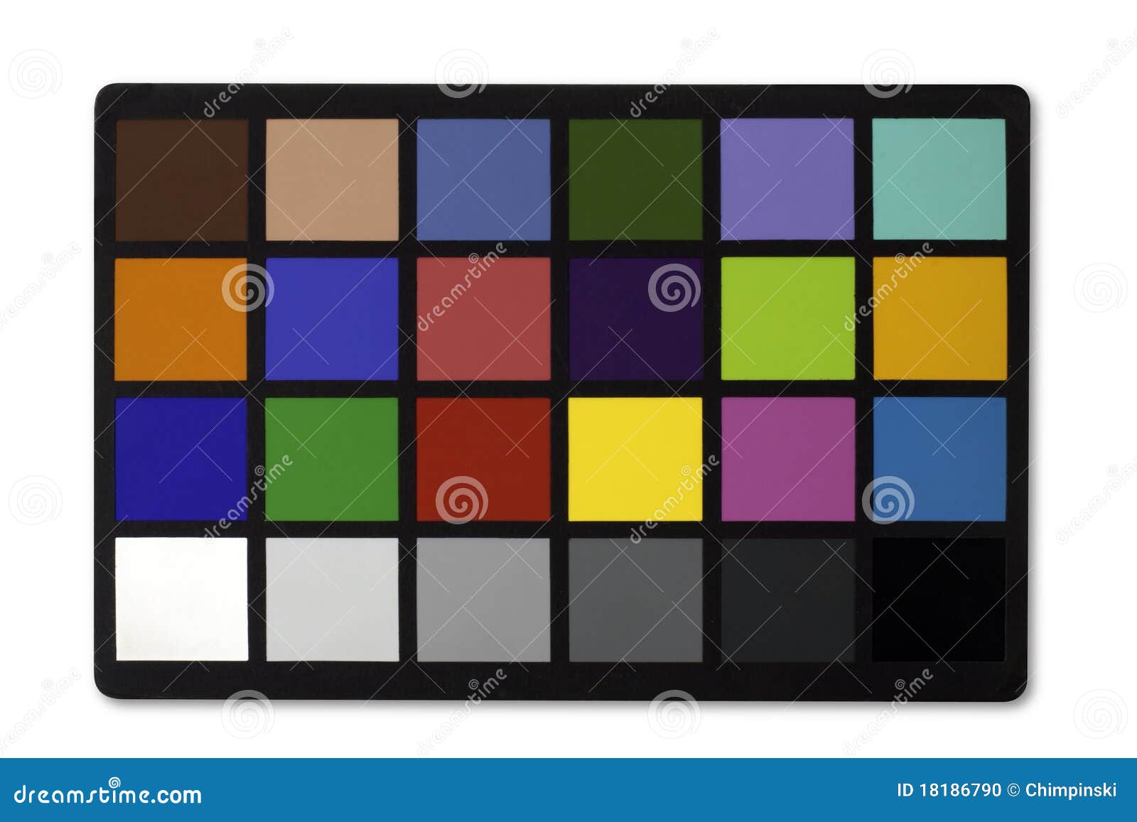 Color Checker Card Board Stock Photo 706421422