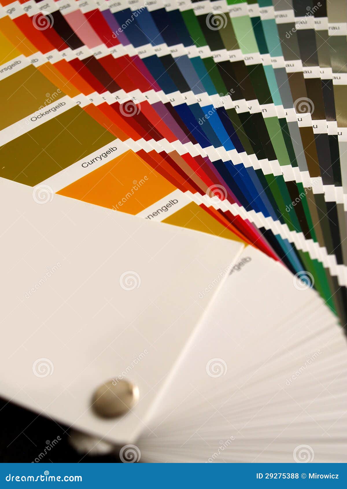 Color chart stock photo. Image of stencil, template, architecture