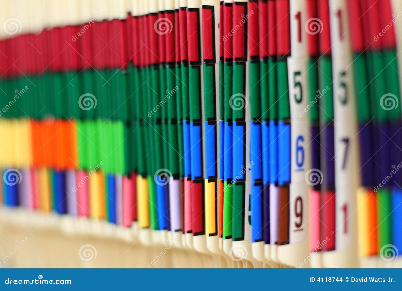 color coded medical records