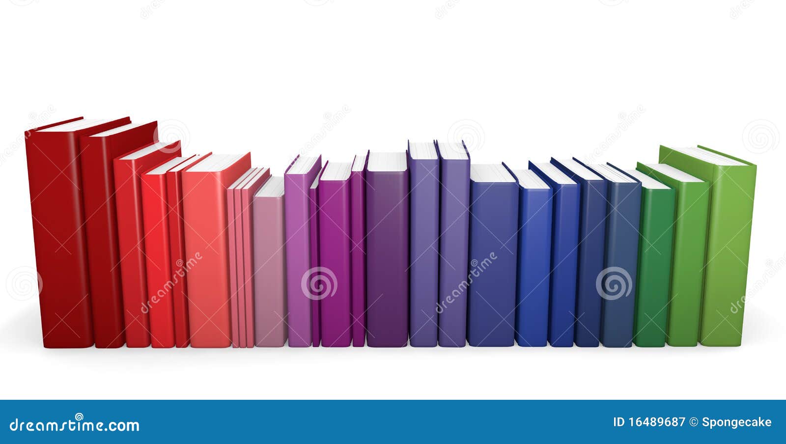 color coordinated books