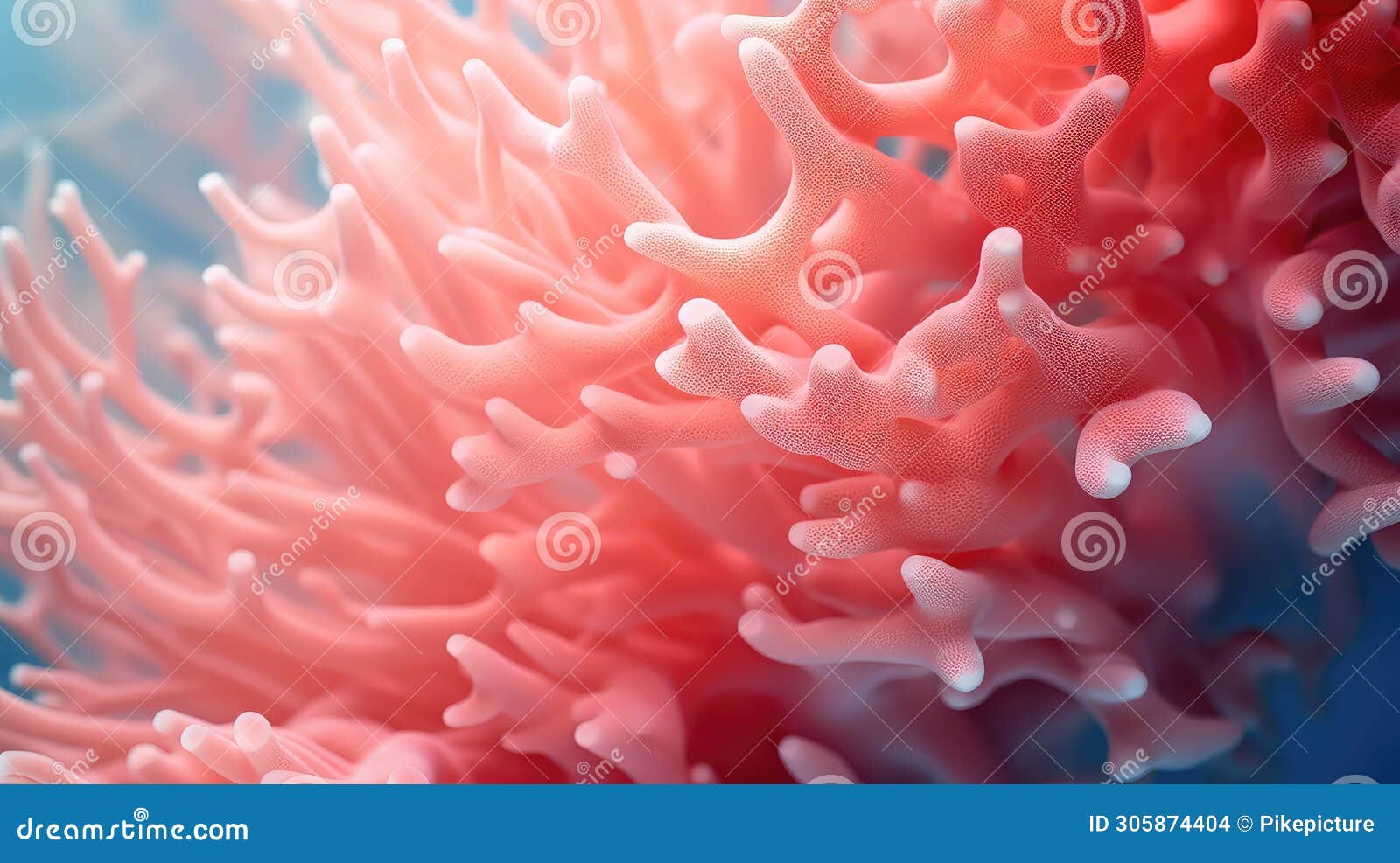 color coral gradient