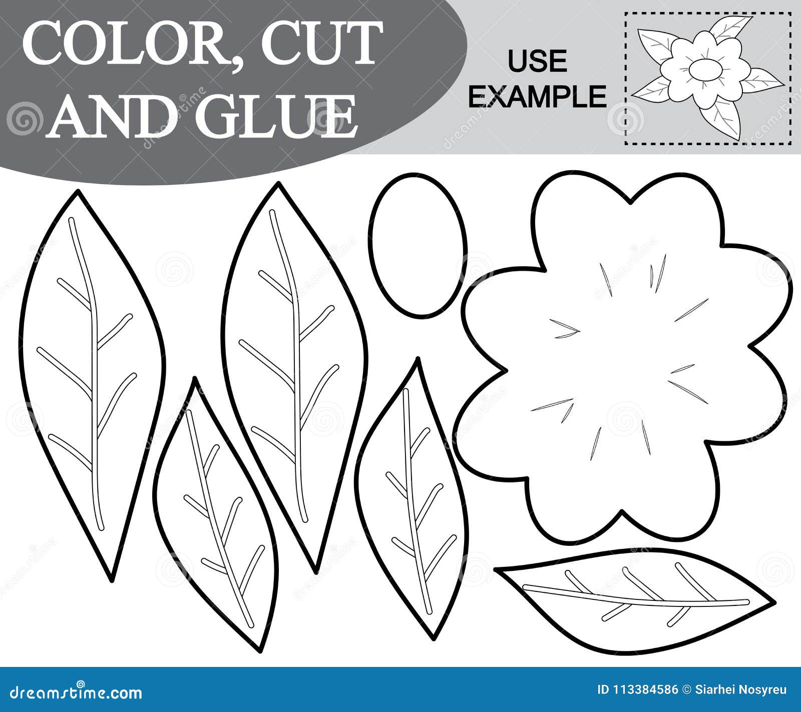 Build A Flower Template Worksheet Build A Flower Template Worksheet