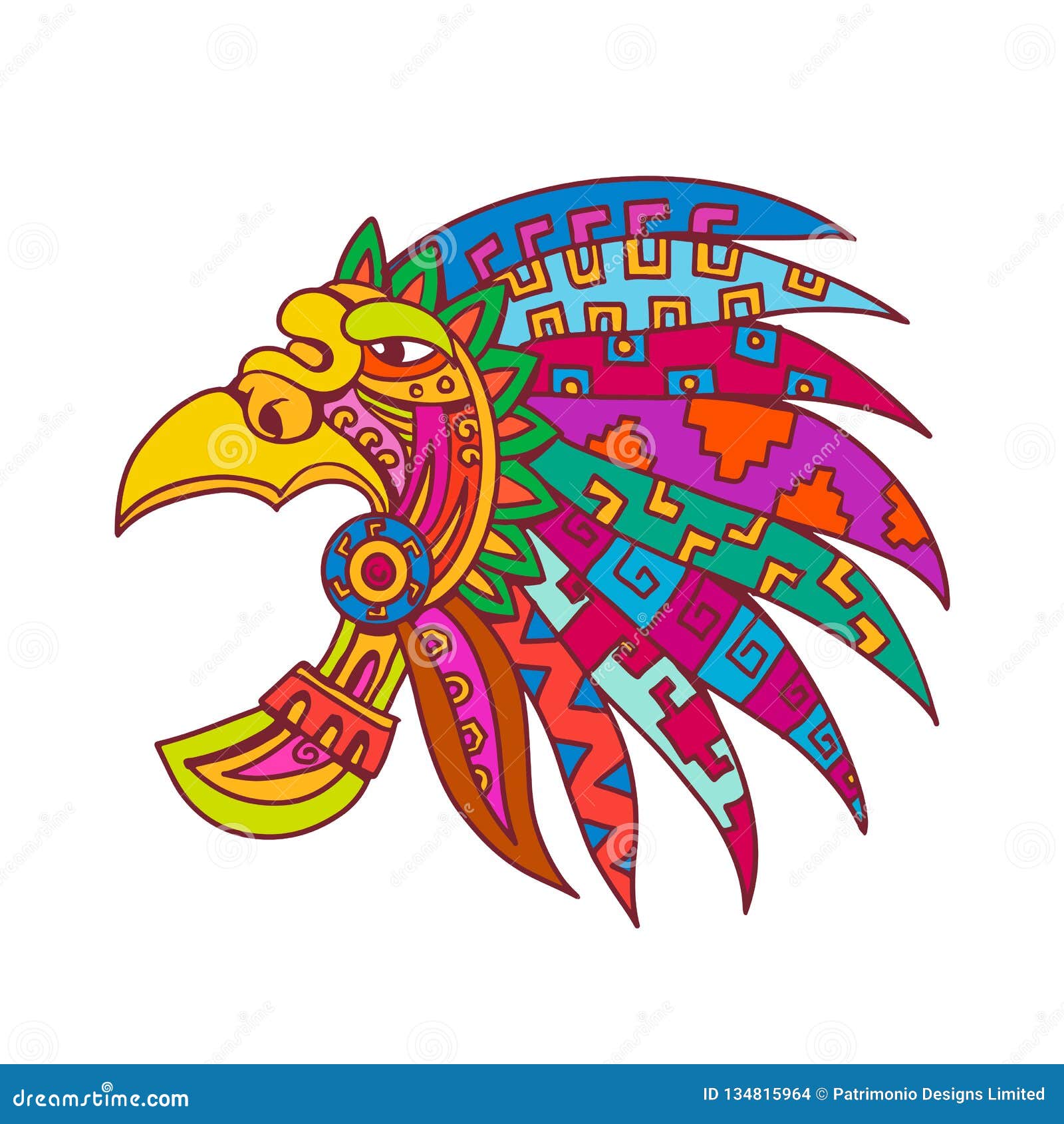 Color De Dibujo Azteca Antiguo Del Tocado Ilustración del Vector - Ilustración de antiguo, noble: 134815964 Color De Dibujo Azteca Antiguo Del Tocado Ilustración del Vector - Ilustración de antiguo, noble: 134815964