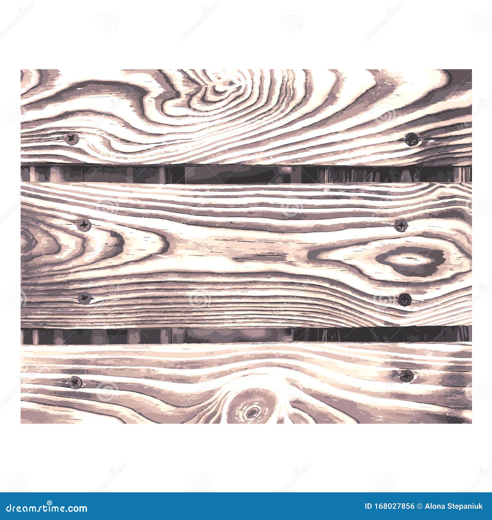 Textura de tablones de madera. ilustración