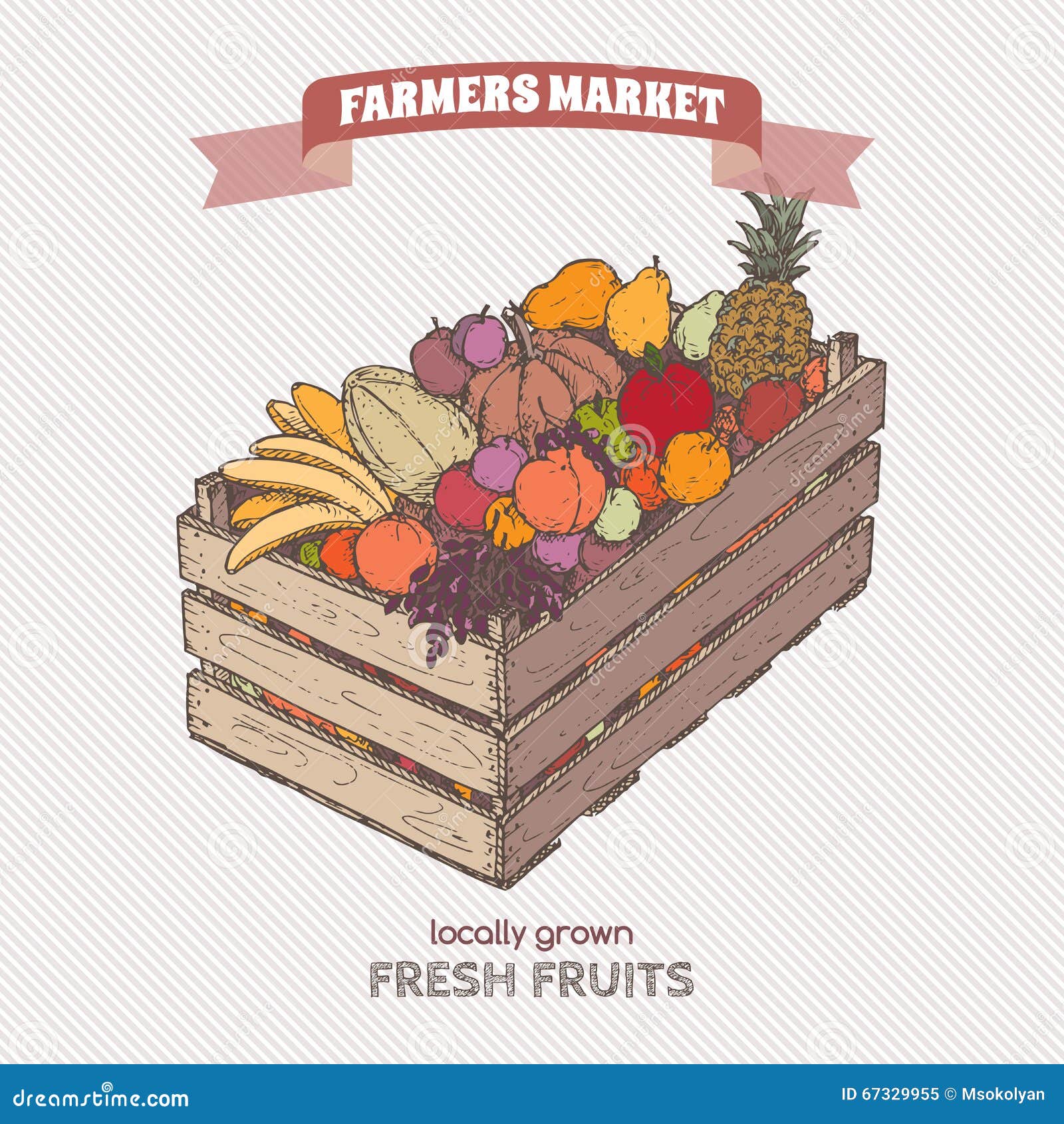 Vector Farmers Market Banner With Frame  Hand Drawn Sketch Raw Vegetables  Isolated On White Background Good For Farmers Market  Food Fair Banners  And Advertisements Menu Packaging Price Tags Etc Royalty