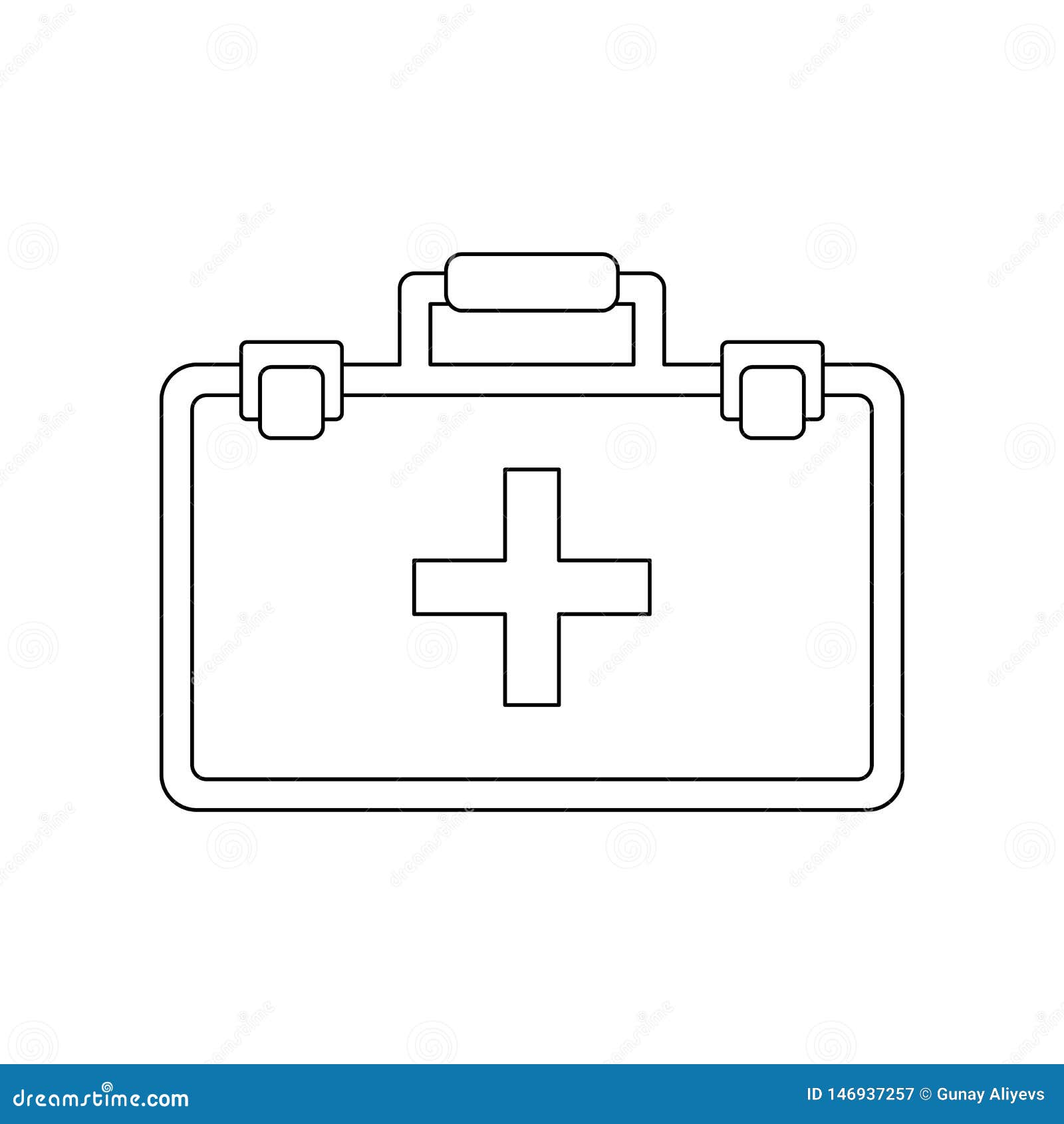 First Aid Symbol Outline