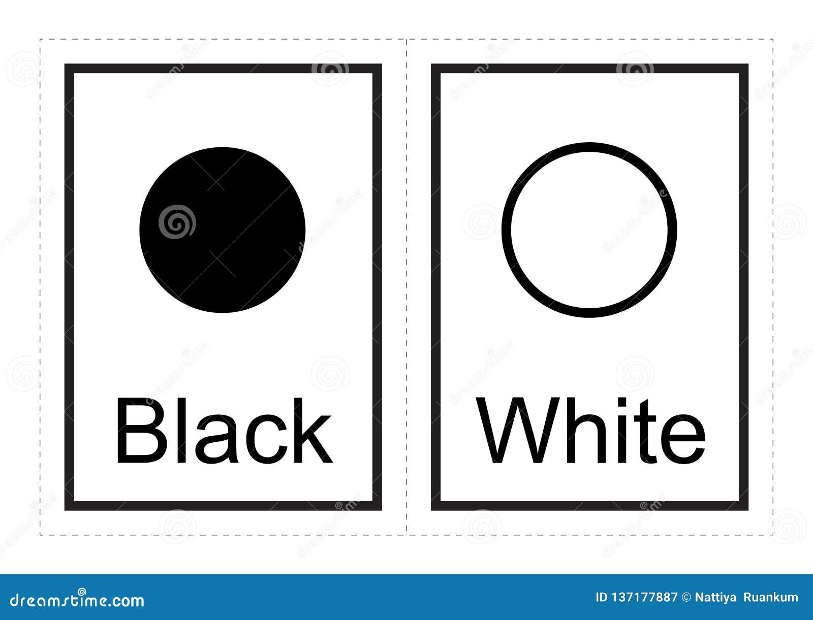 Black and White, Kids learn colours!