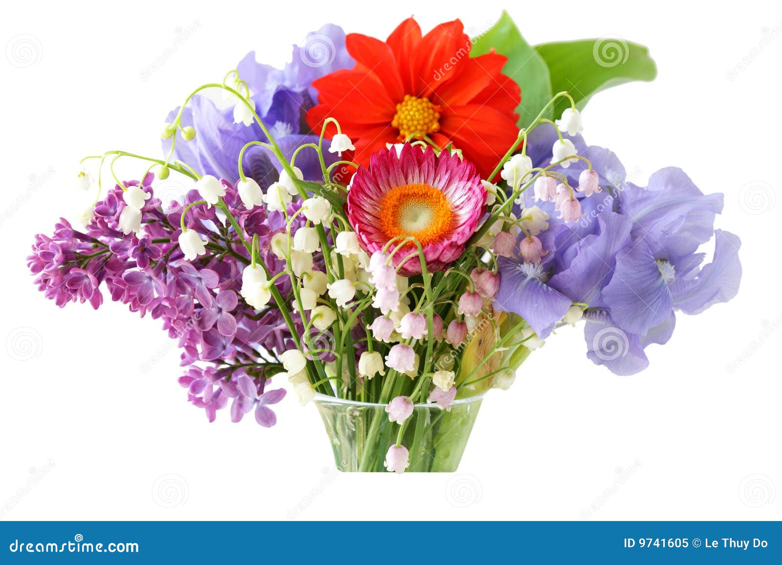 Color Flower in vase stock image. Image of straw, design - 9741605