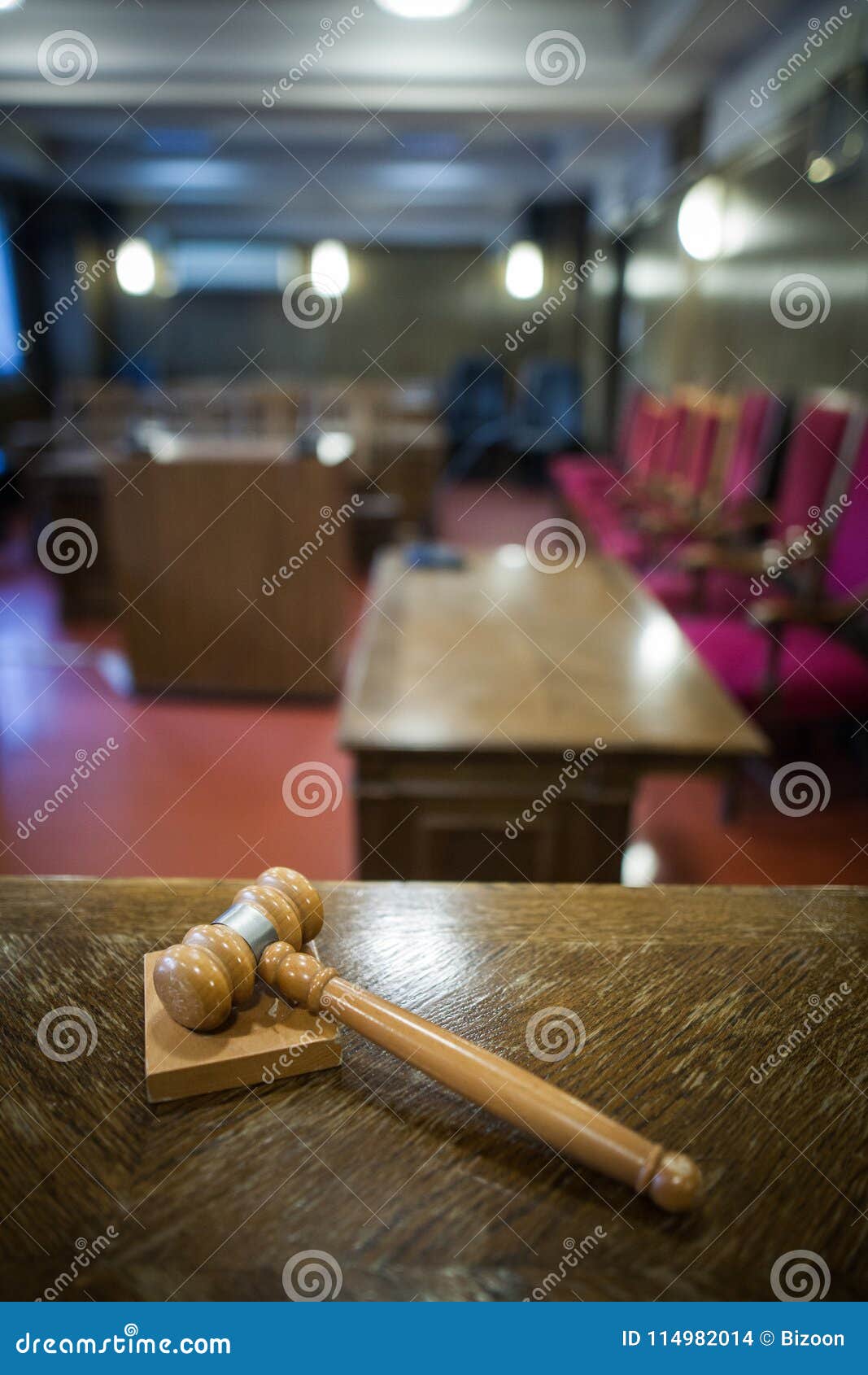 Hammer in a courtroom stock photo. Image of legal, crime 114982014