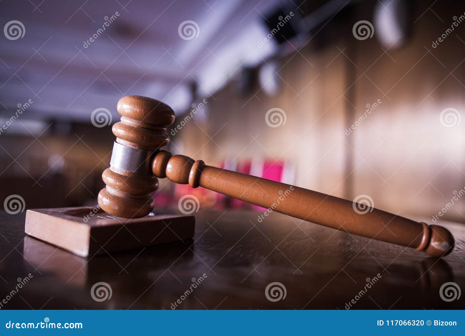 Hammer in a courtroom stock photo. Image of justice 117066320