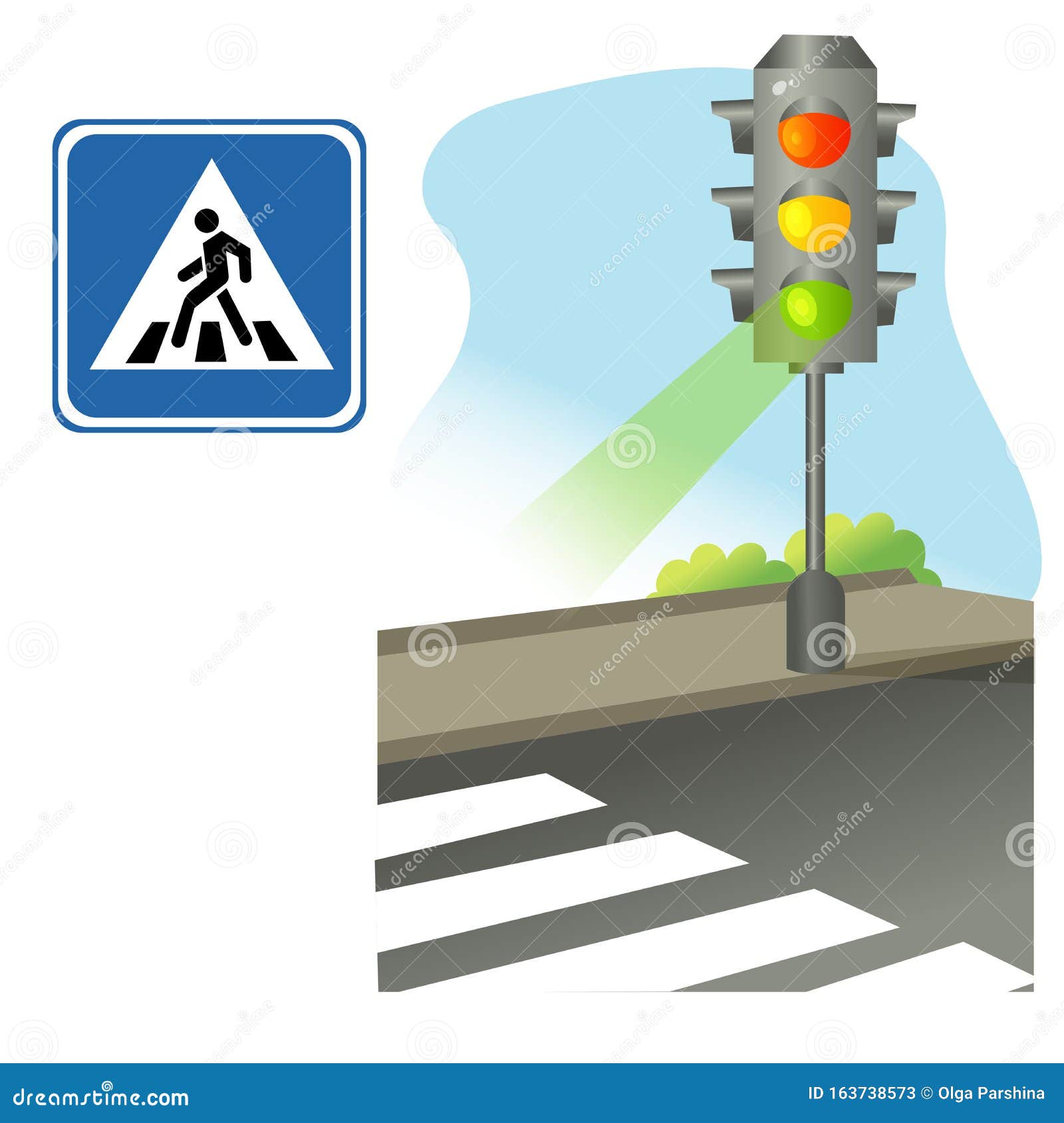 Pedestrian Safety. Traffic Regulation Rules and Tips. Pedestrian Crossing  Sign. Group of People Crossing the Road on Crosswalk Stock Vector -  Illustration of american, safety: 243219441