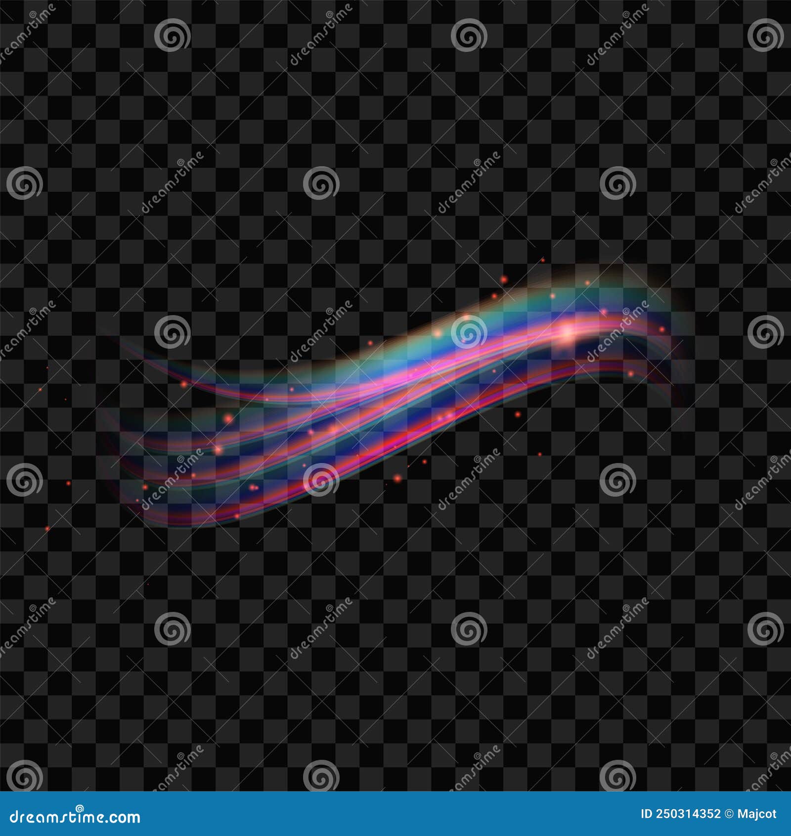 Color light effect stock vector. Illustration of color 250314352