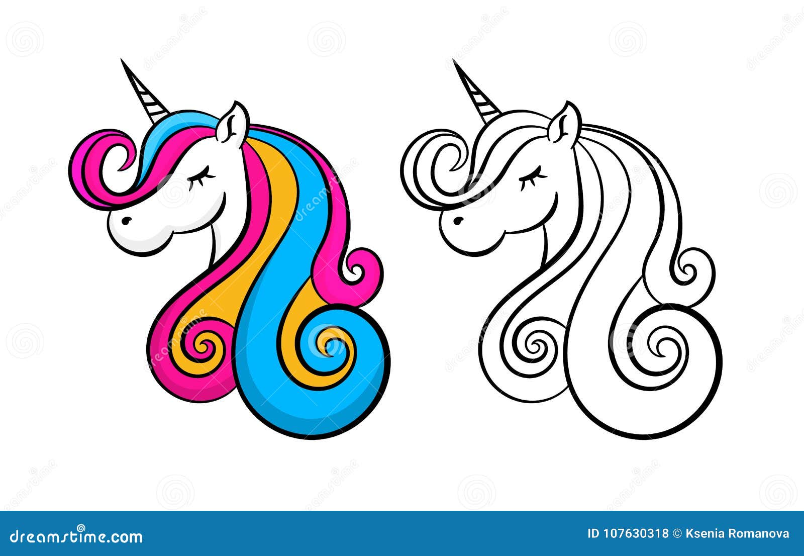 4,600+ Unicorn Outline Drawing Illustrations, Royalty-Free Vector Graphics  & Clip Art - iStock