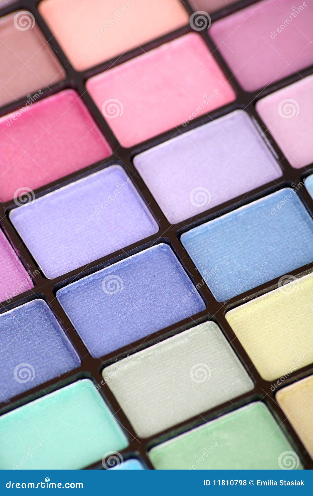 Color Makeup Palette stock photo. Image of coloured, colour 11810798