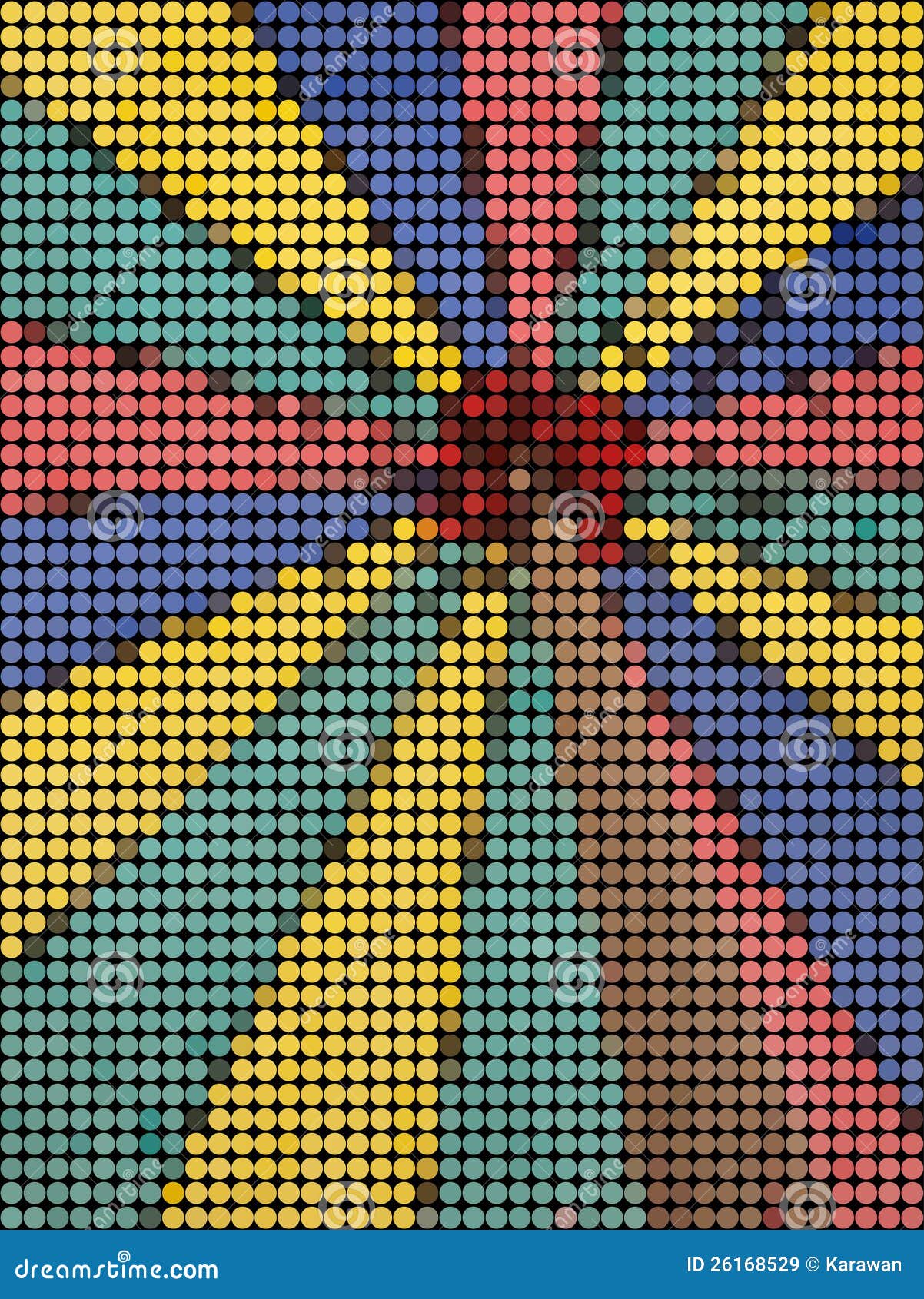 Color mosaic background stock vector. Illustration of black 26168529