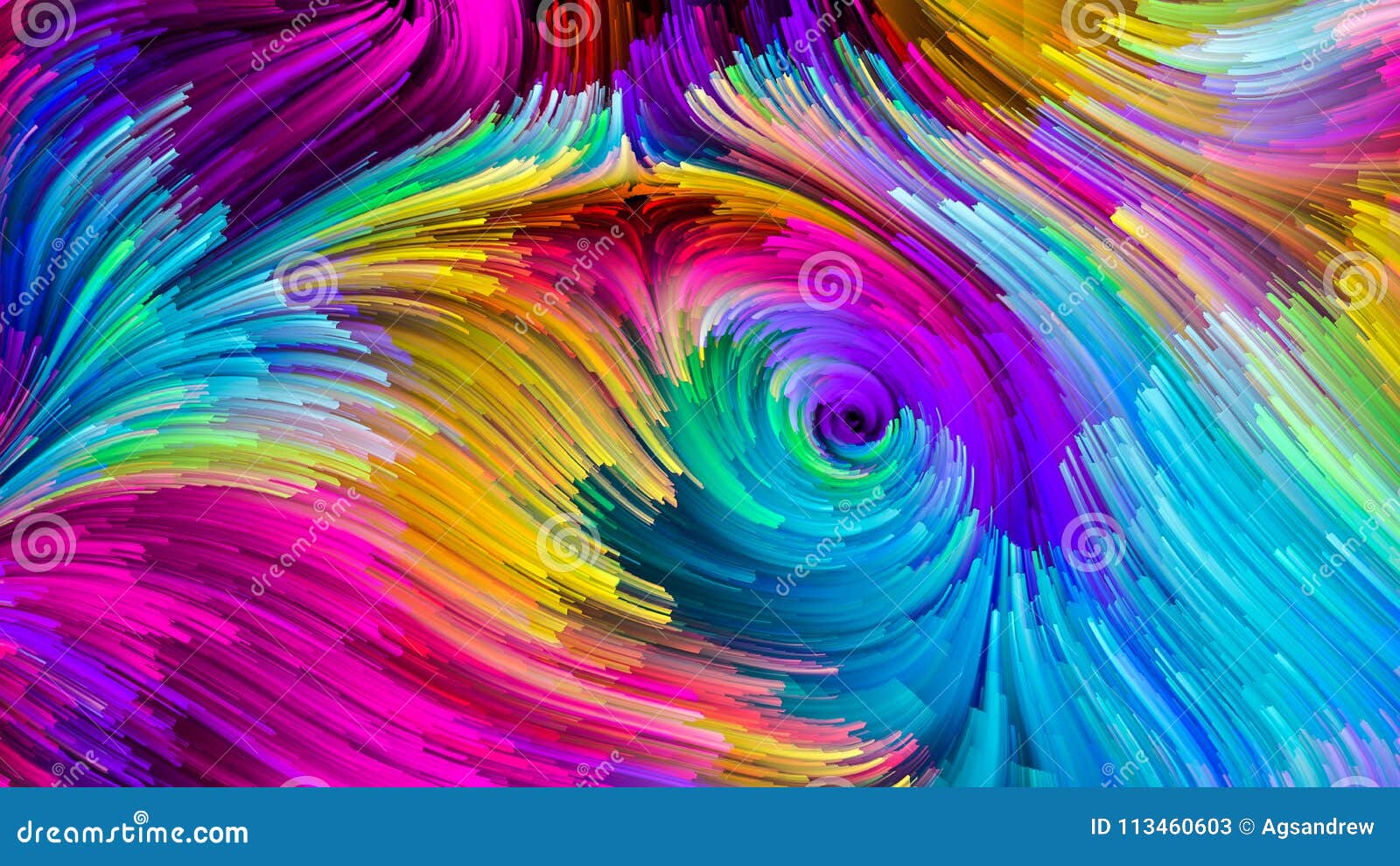 Magic of Colorful Paint stock illustration. Illustration of colored