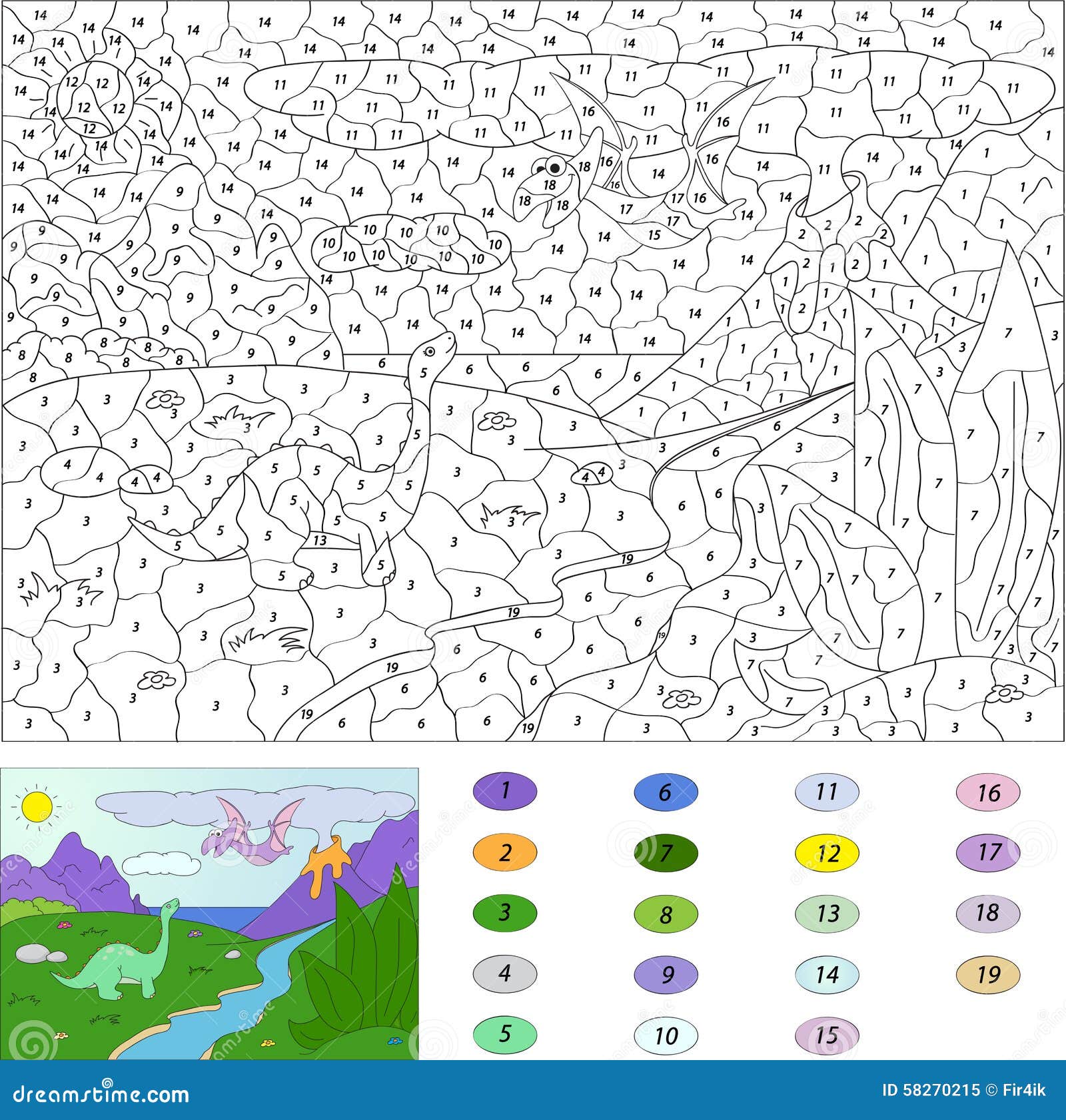 Dinosaur Color By Number List : #WalkingwithDinosDVD - Free Printable Walking With - Add all